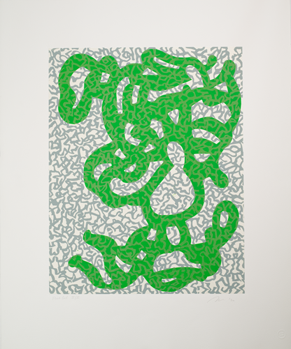 Natural Order: Moss, Flatbed II/III, (2020), 28-1/2 x 23-3/4