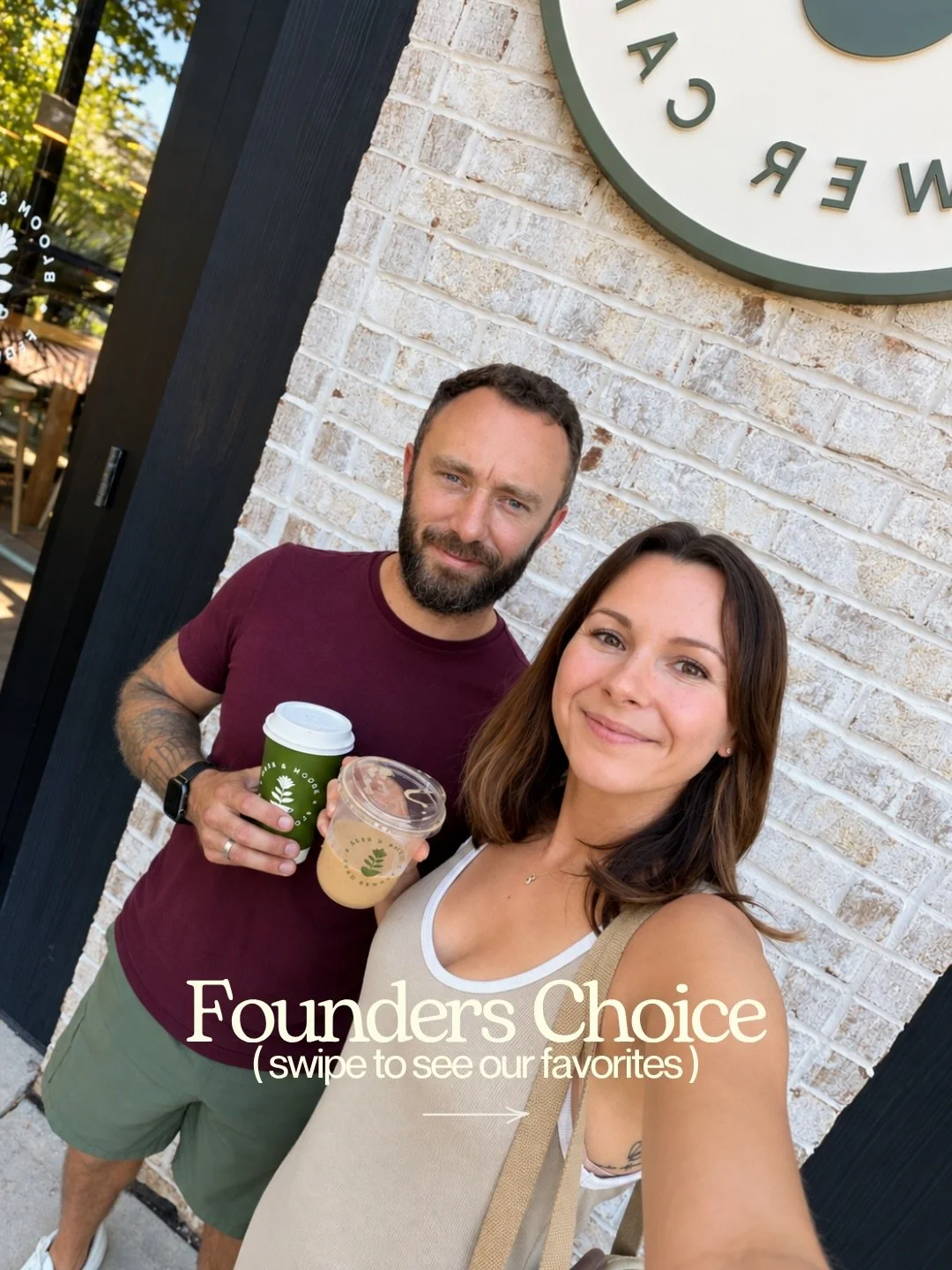 Ever wonder what the owners of Bloom &amp; Bean actually order? ☕️

Swipe to see Karolina &amp; Sean&rsquo;s go-to picks.

So if you ever spot us around the caf&eacute; with a drink in one hand and something to eat in the other&hellip; there&rsquo;s 