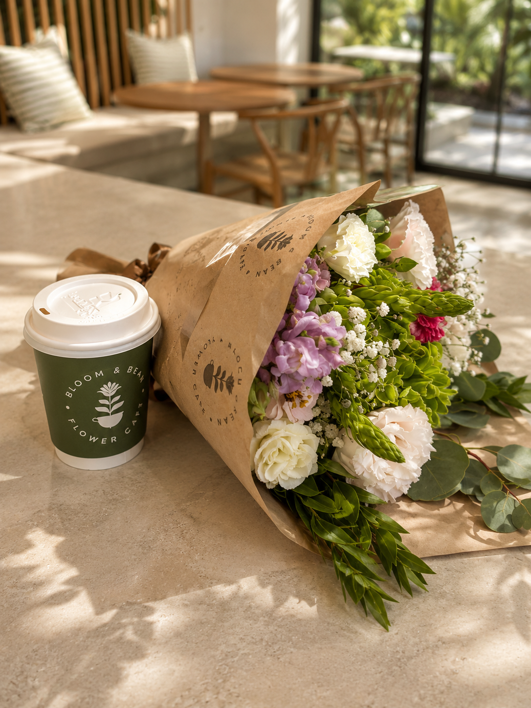 Coffee & Bouquet Bundle