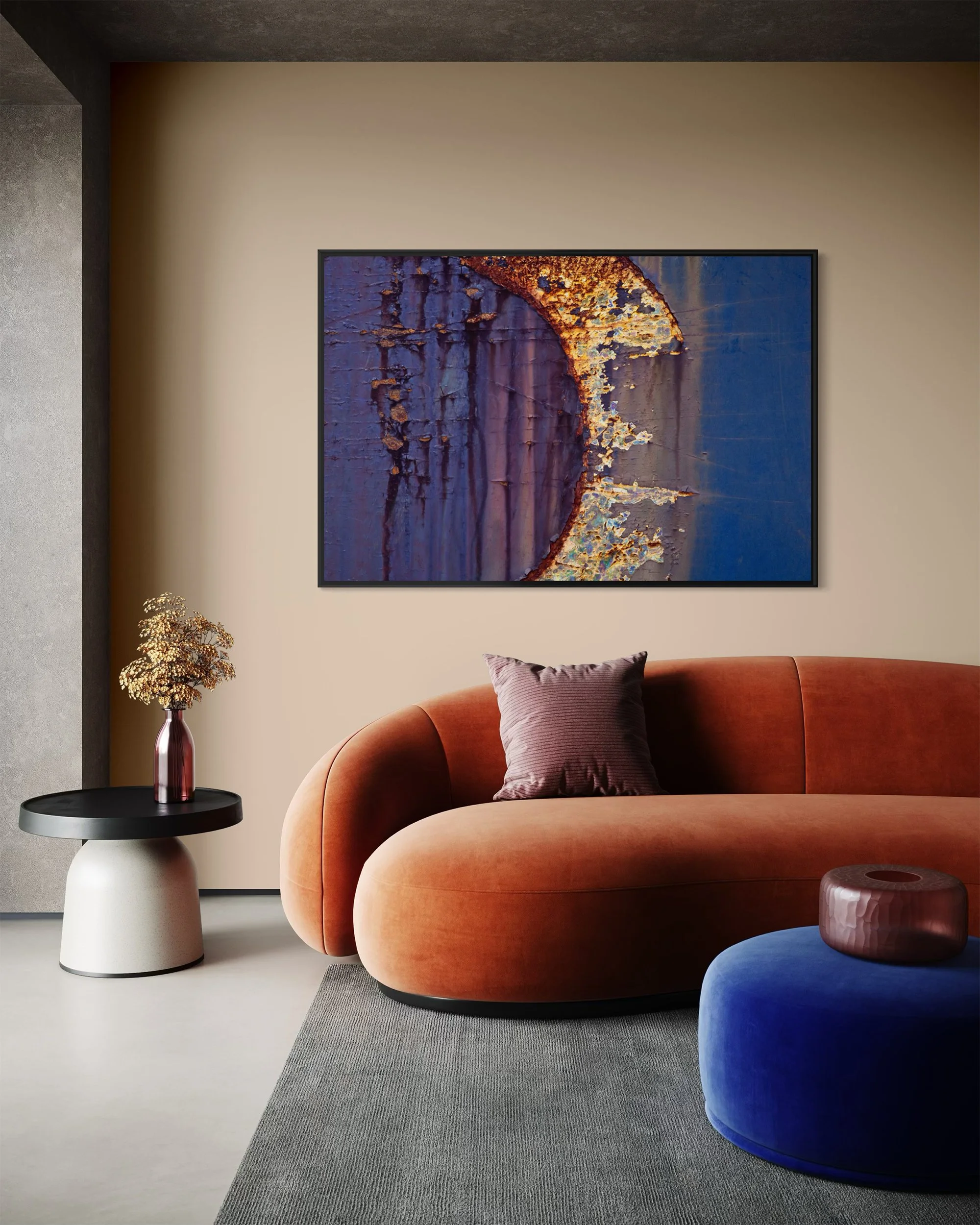2000 Finntown Orange Couch.jpg