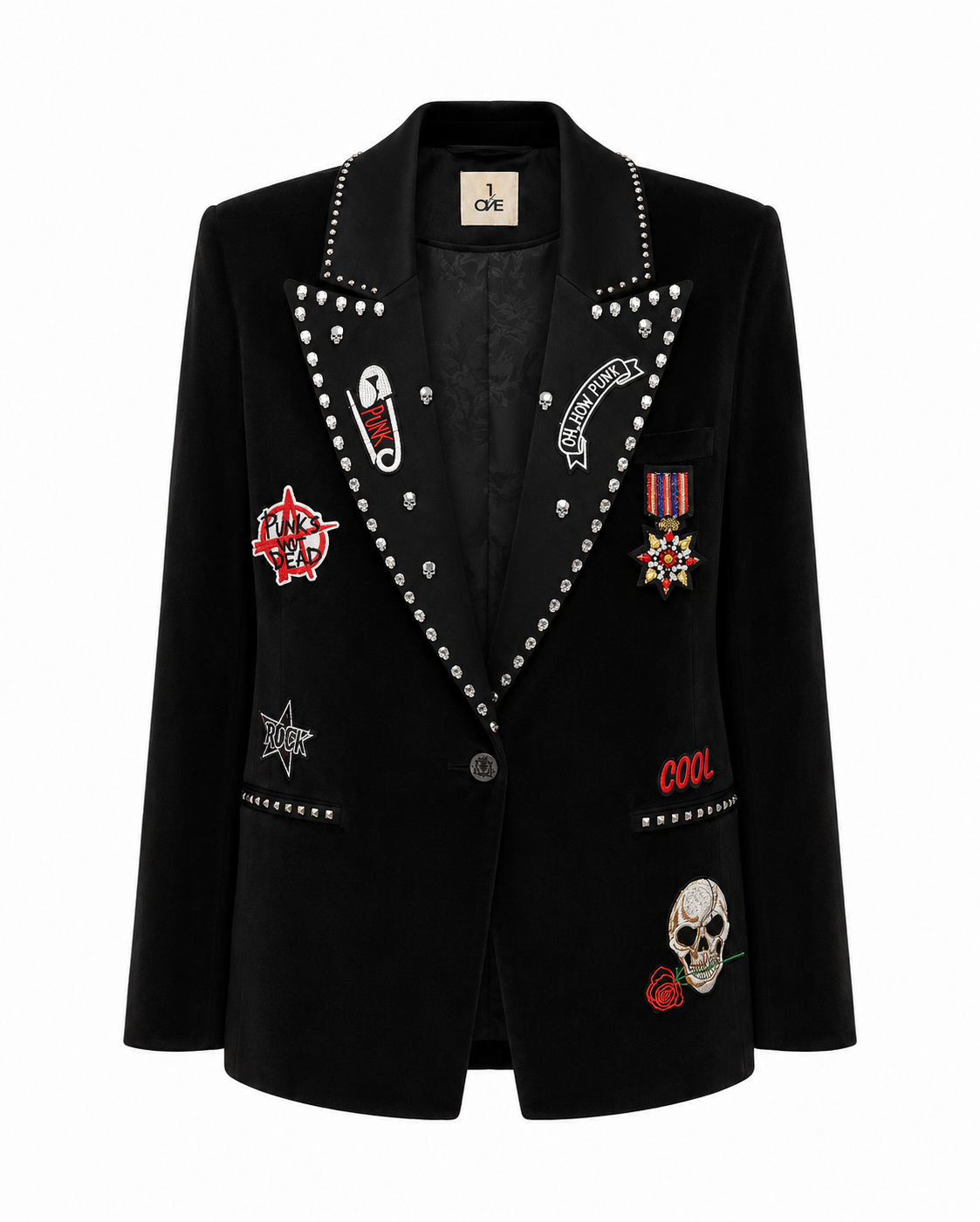 Rebel Edge Punk Rock Blazer