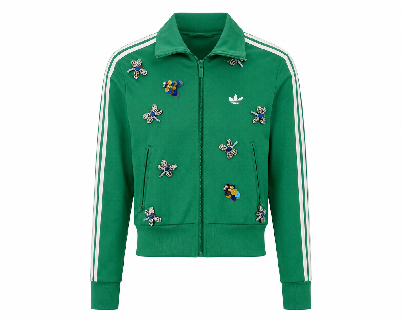 Embellished Green Track Jacket