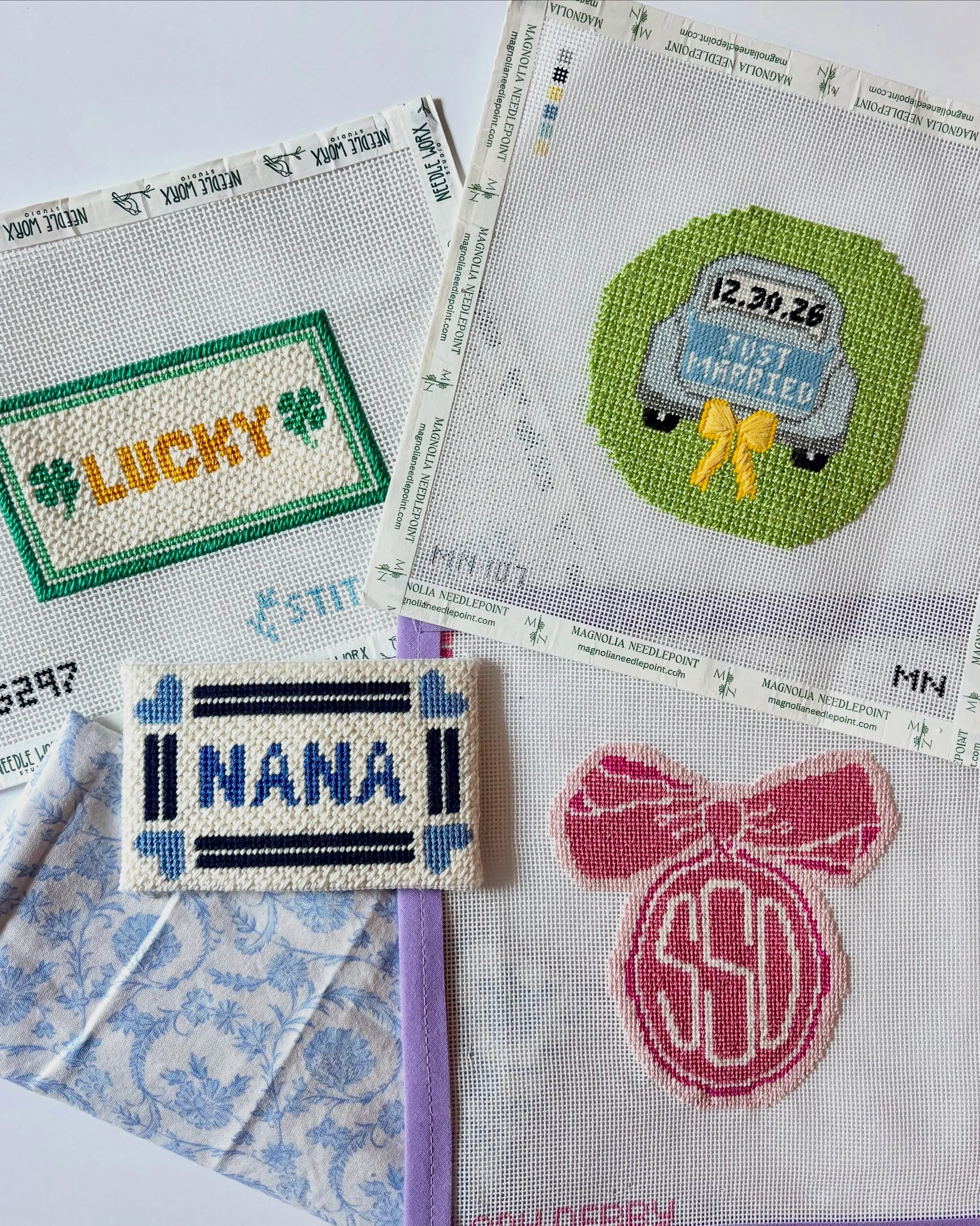 WIP Wednesday, finishing edition✨

These stitched pieces just arrived and will soon be turned into ornaments. This batch includes one self-finishing project that was started at home before its owner decided to hand it over to me to complete. I&rsquo;