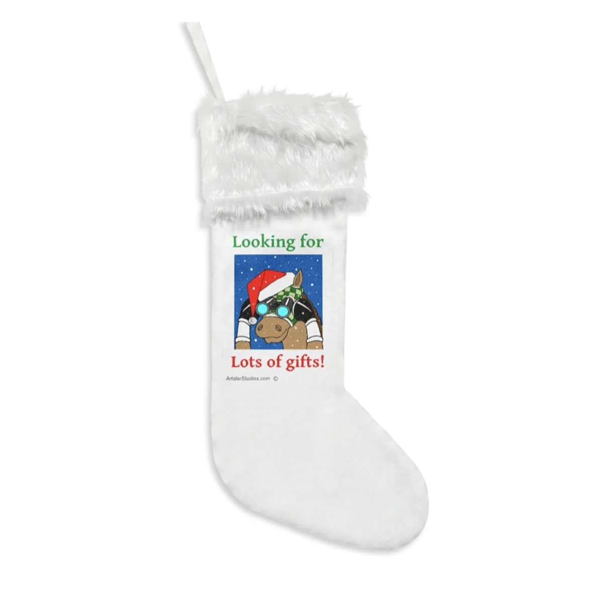 Looking for Lots of Gifts! Furry Cuff Holiday Stocking