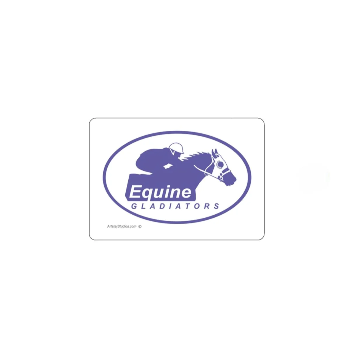 Equine Gladiators, Die Cut Stickers