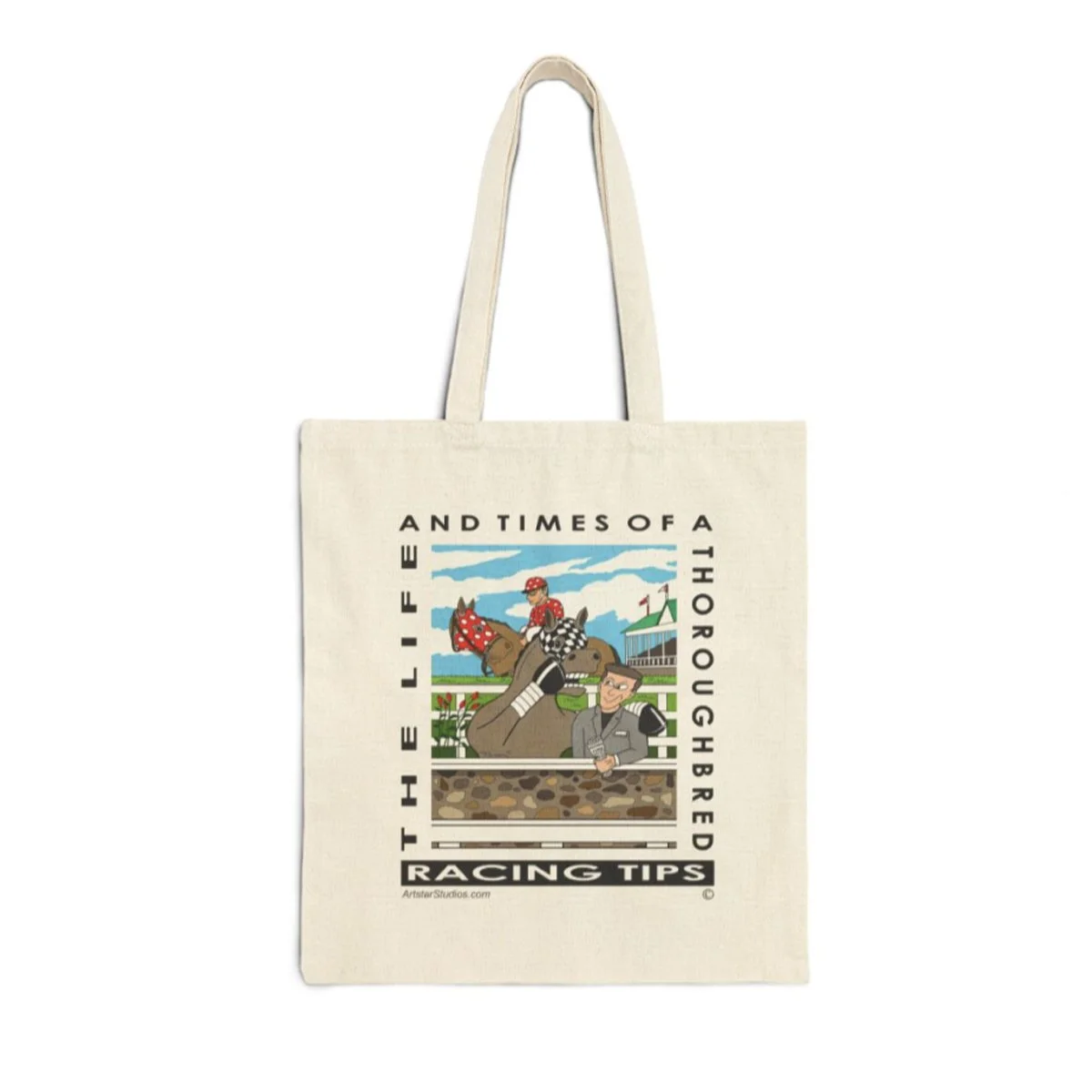 Cotton Tote Bag, Racing Tips