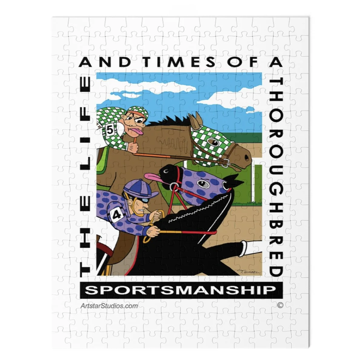Sportsmanship, Jigsaw Puzzle with Tin