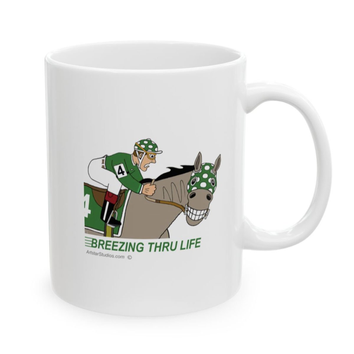 Breezing Thru Life, Ceramic Mug