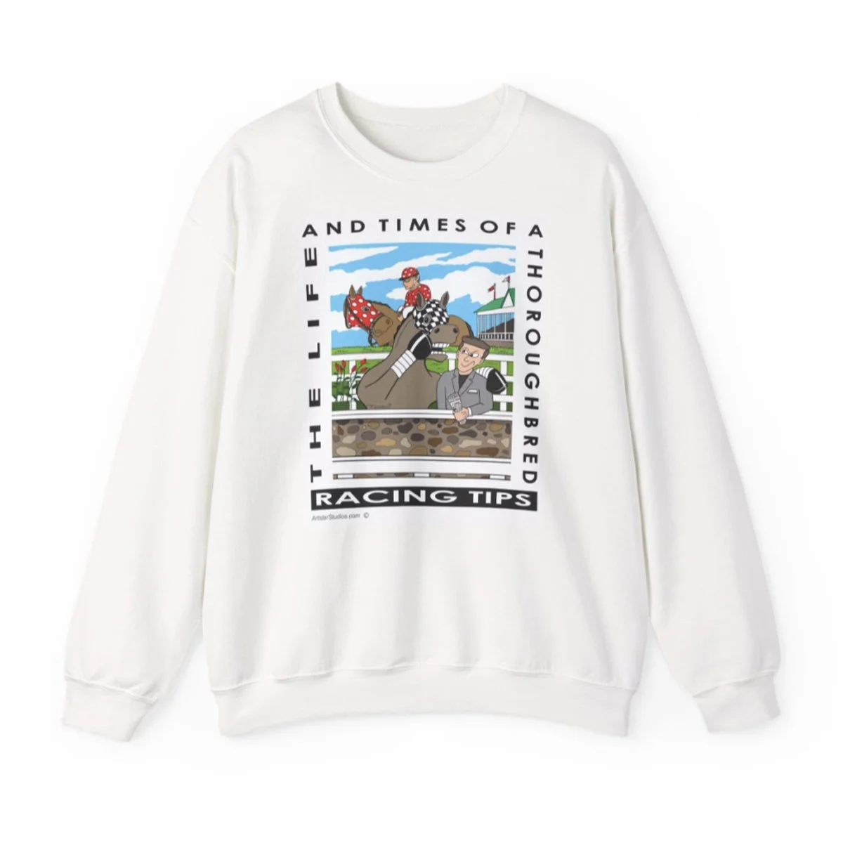 Racing Tips, Crewneck Sweatshirt