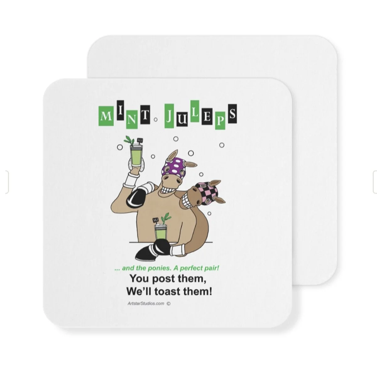 Mint Juleps, Coasters