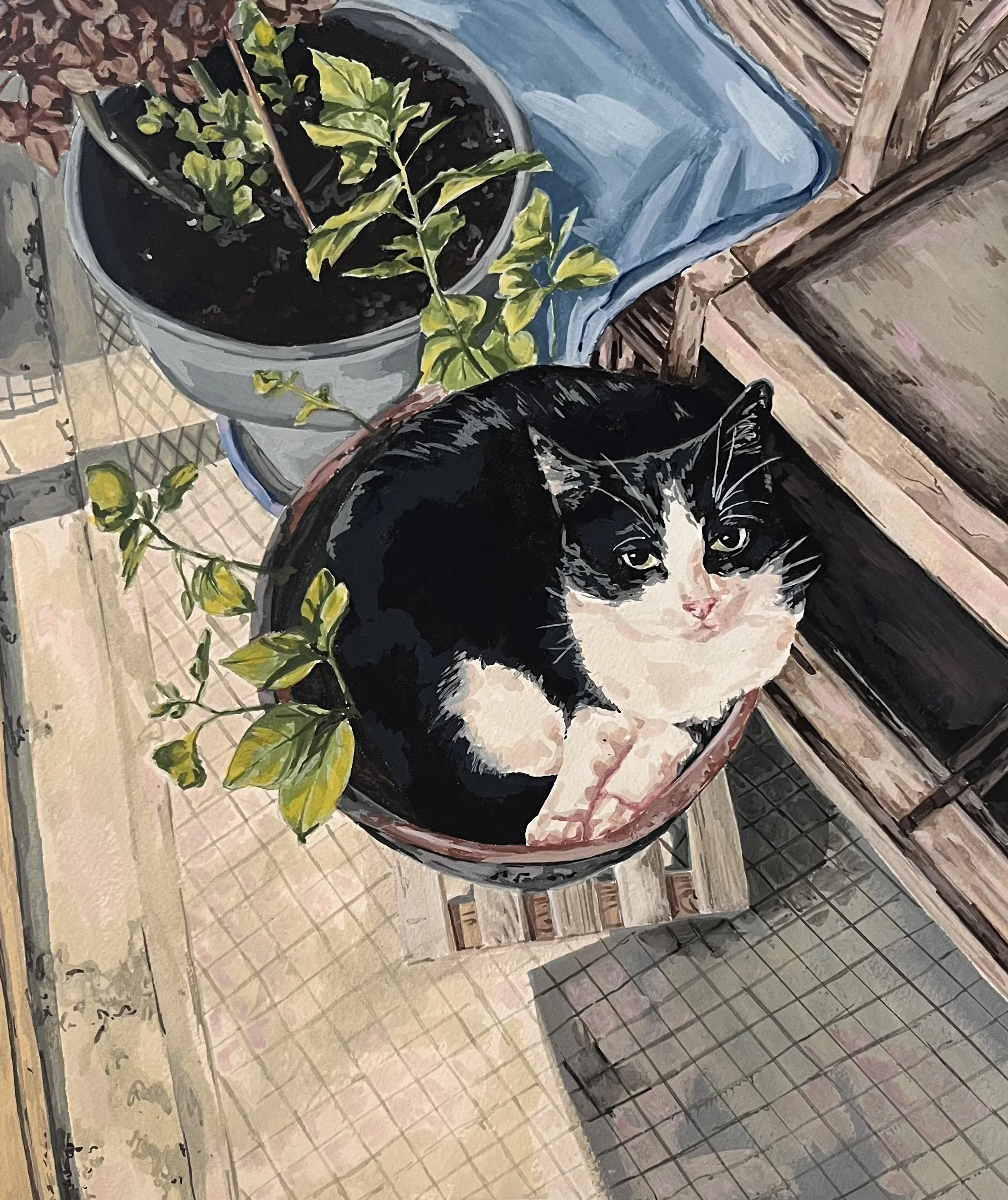 'Potting' Print