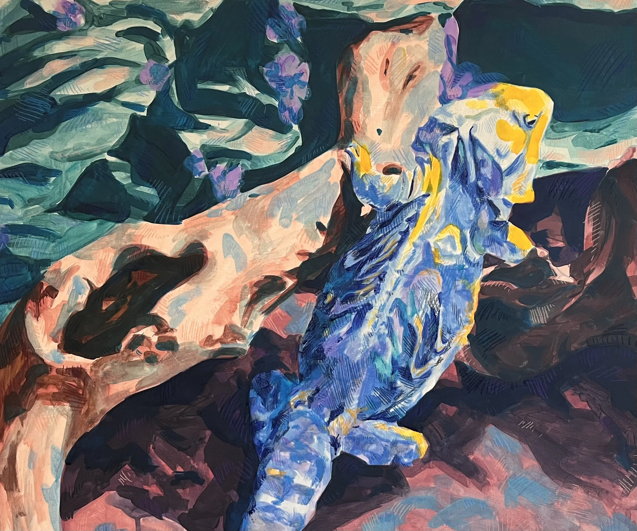 Lingering (2026), Oil Paint on Canvas, 50 x 60 cm