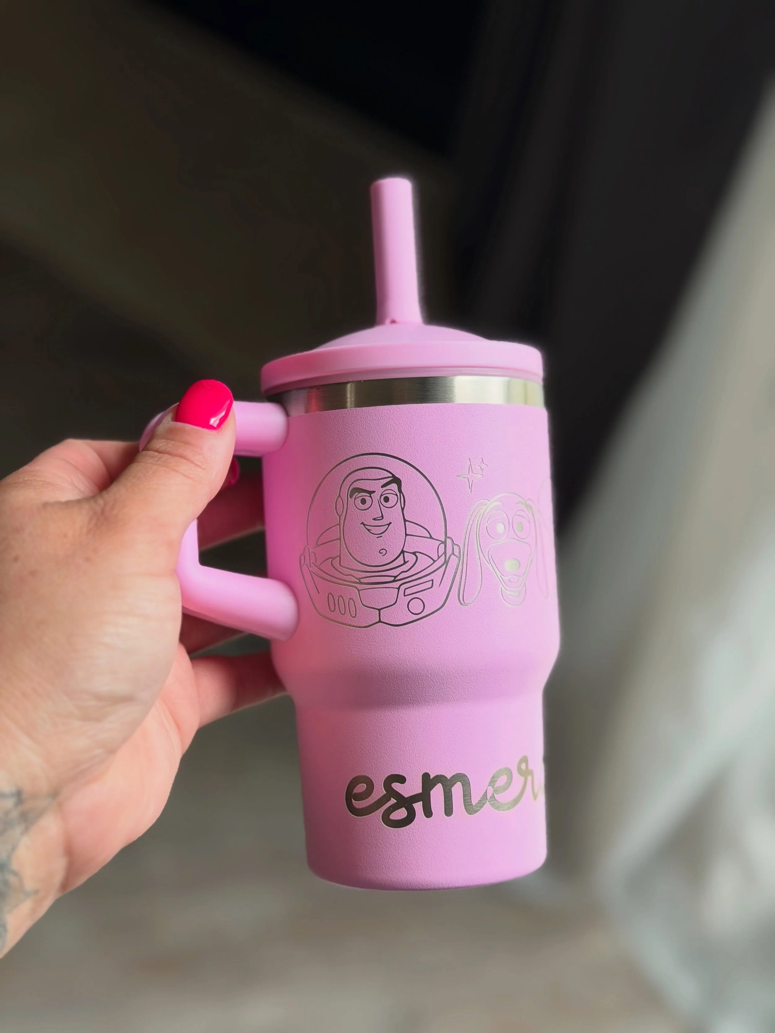 in honor of becoming "Andy's Mom" for the new Toy Story movie, we made this for little Sissy &hearts;️ #toystory #andysmom #woody #buzz