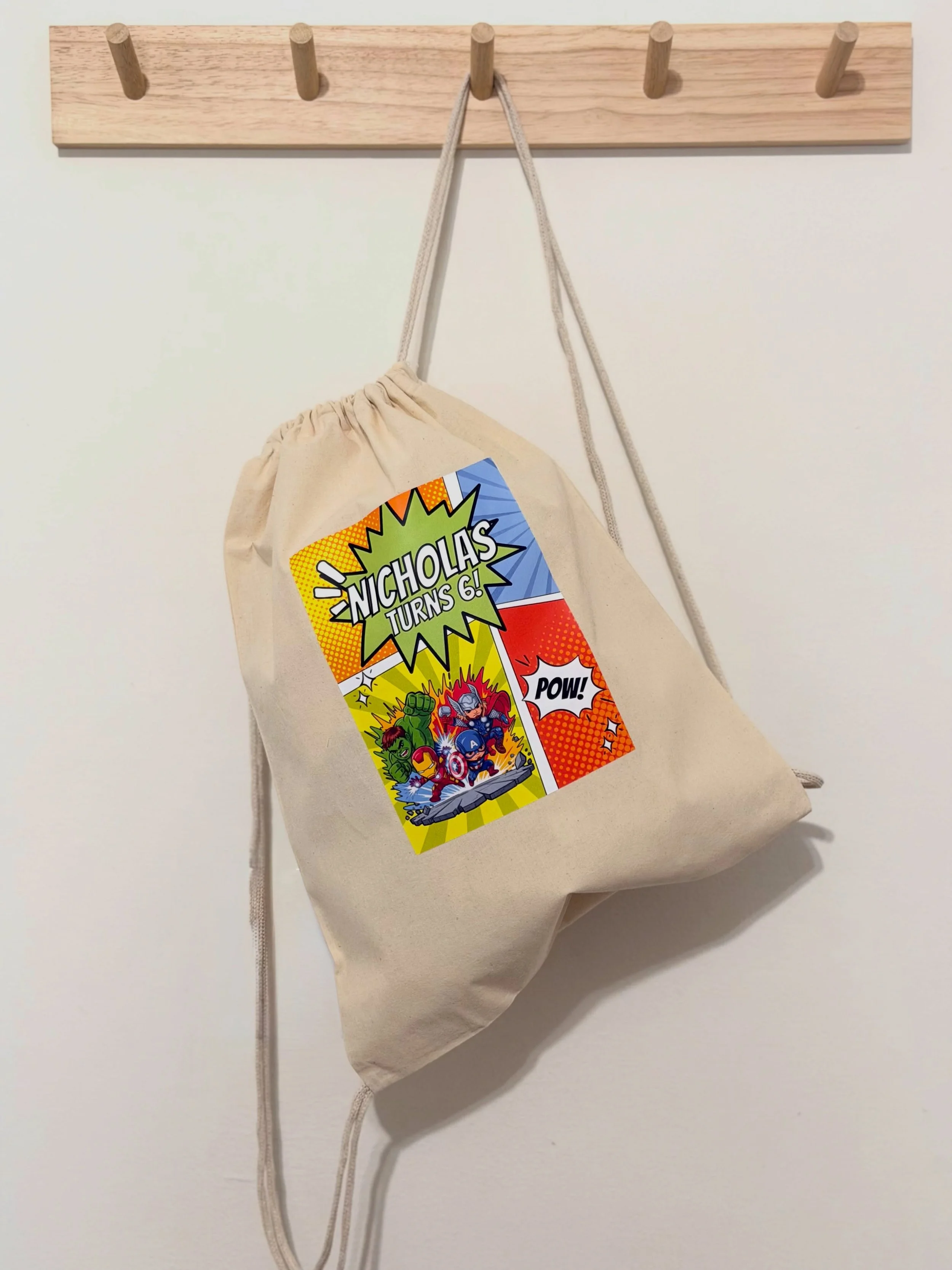 CALLING ALL SUPERHEROES, THE BEST TREAT BAGS ARE HERE!!! #esmeraldacustomco #superhero #treatbags #smallbusiness #dmtoorder