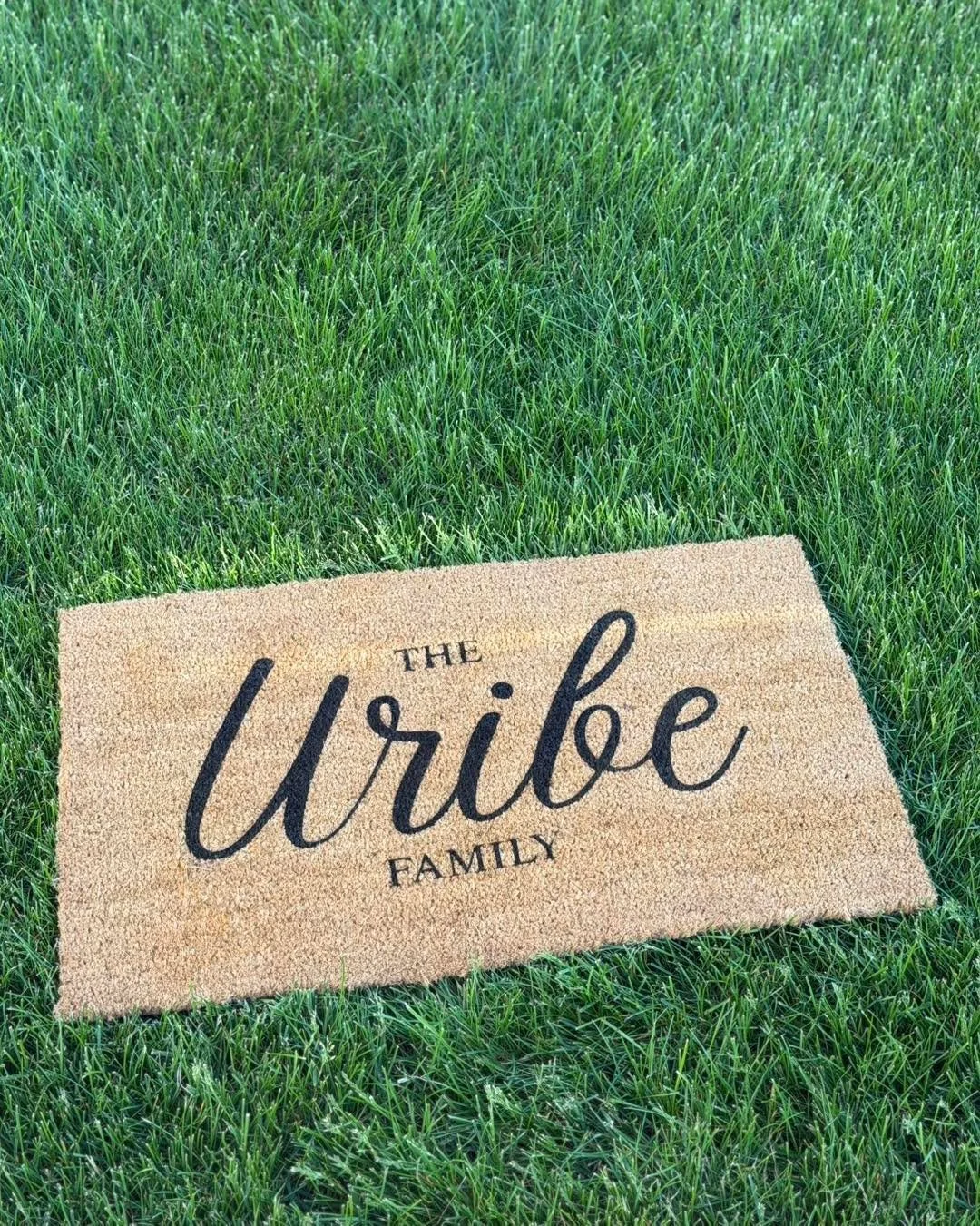 we all need a custom doormat don't we?  #esmeraldacustomco #ShopSmall #doormat #family
