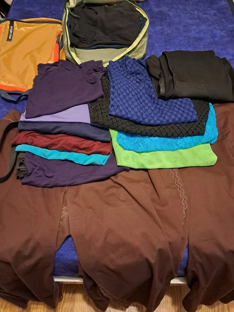 Nine Day Hiking and Campus Visit Trip: Part 1, Packing