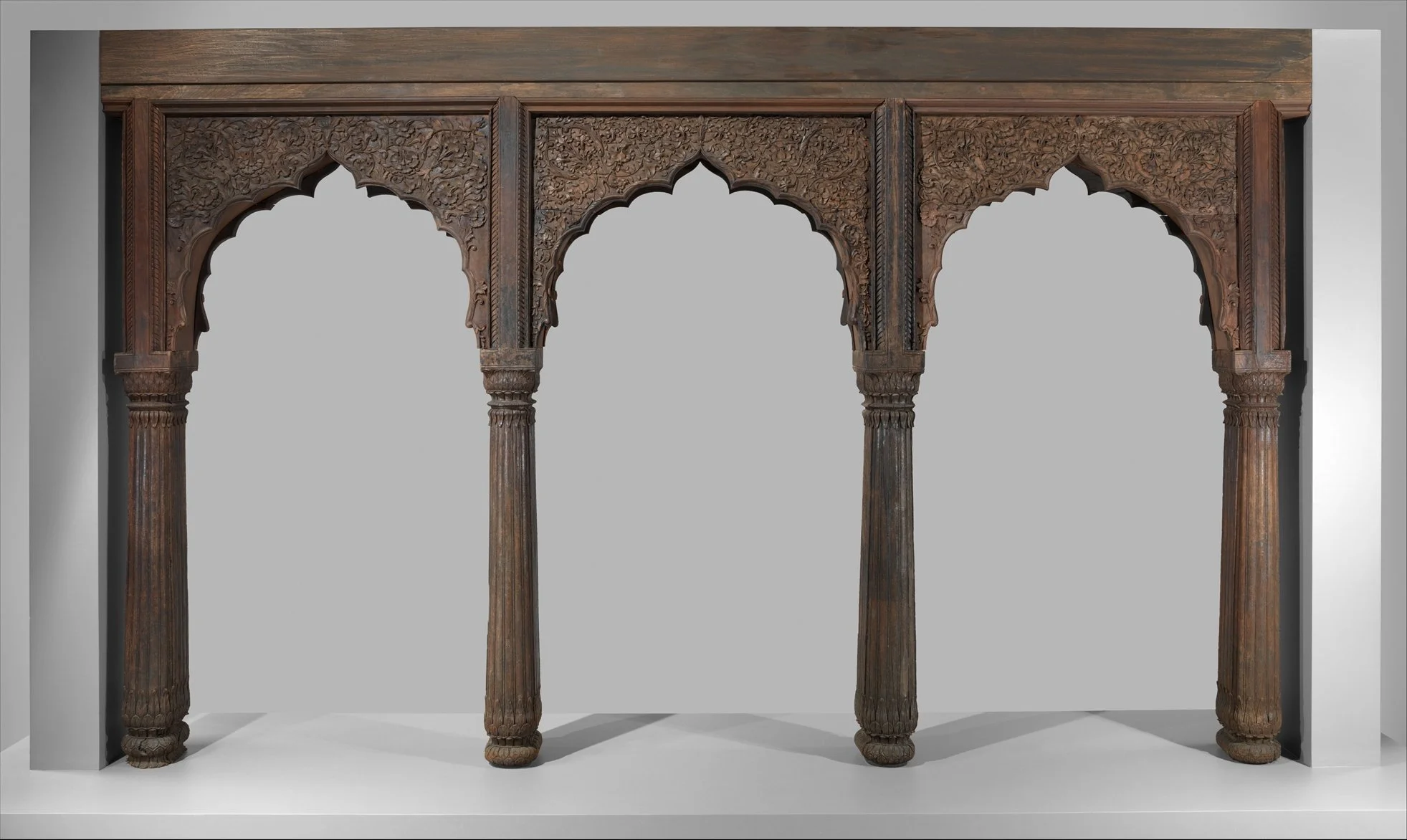 Three late 17th century wood arches from Northern India