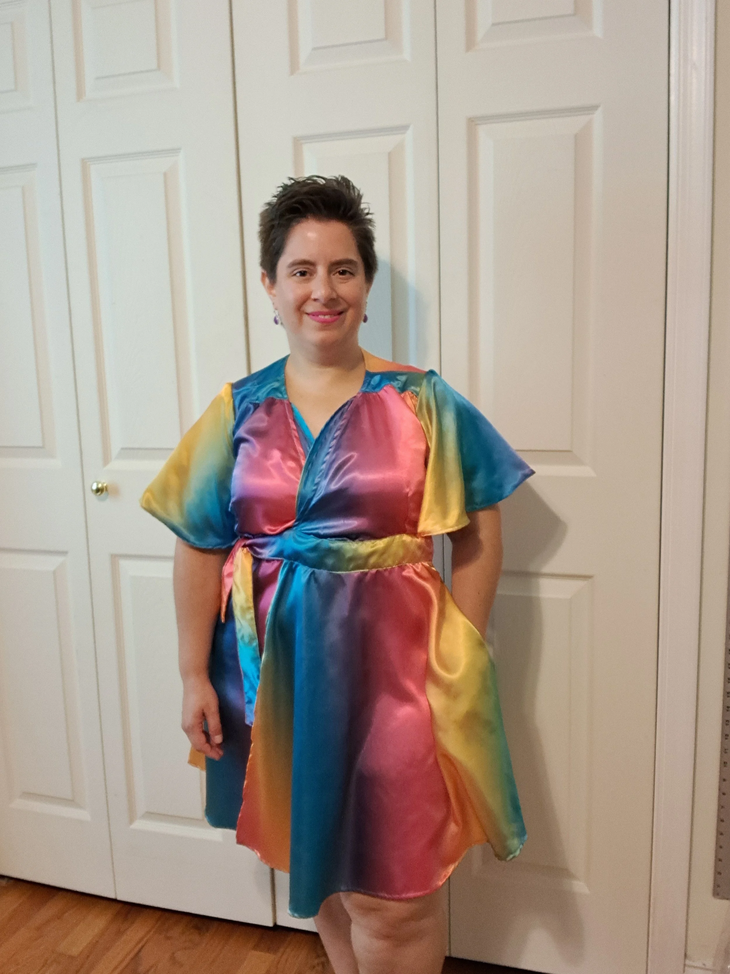 Sewing the Eden Wrap Dress