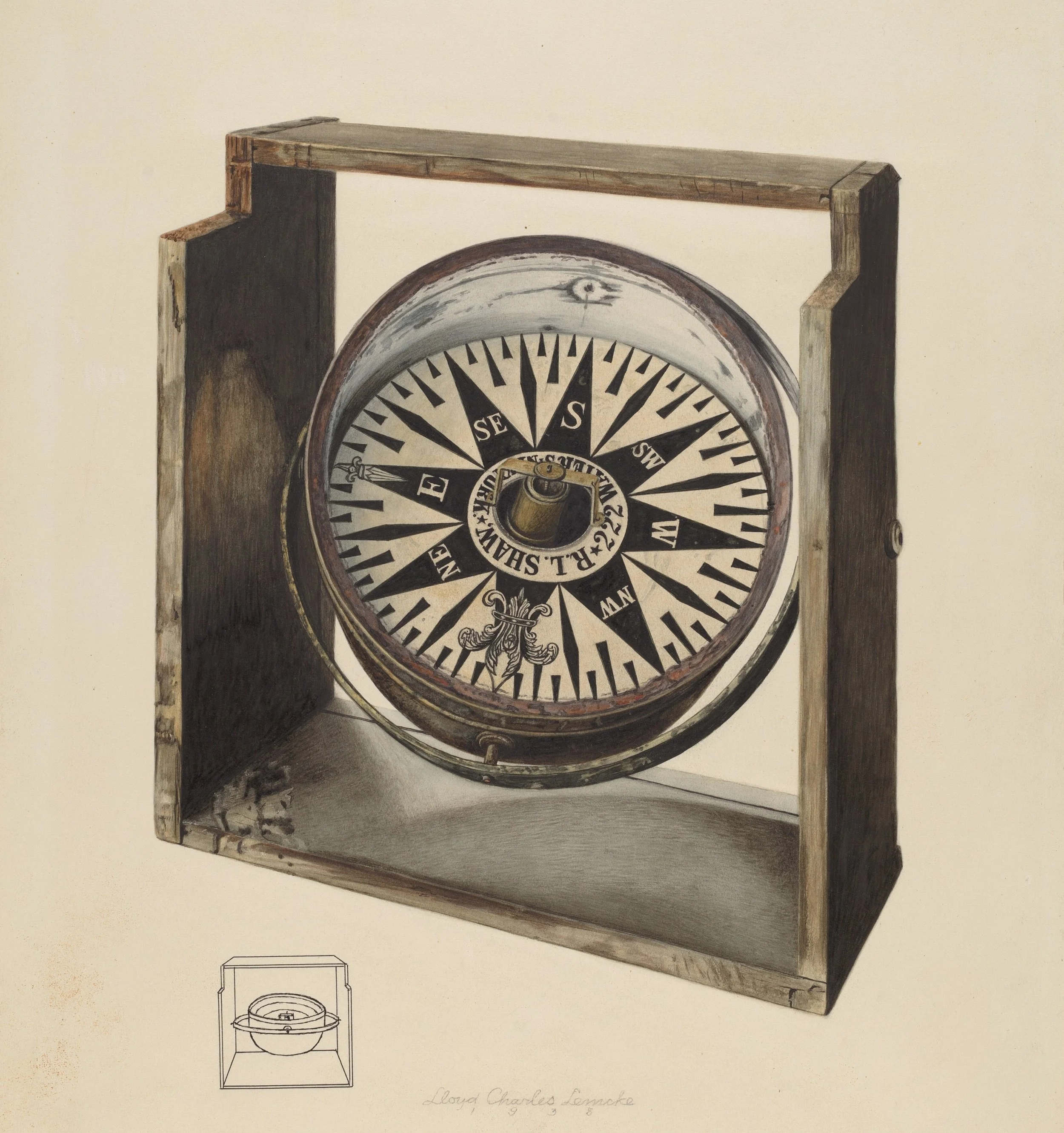 Compass 1938  Lloyd Charles Lemcke