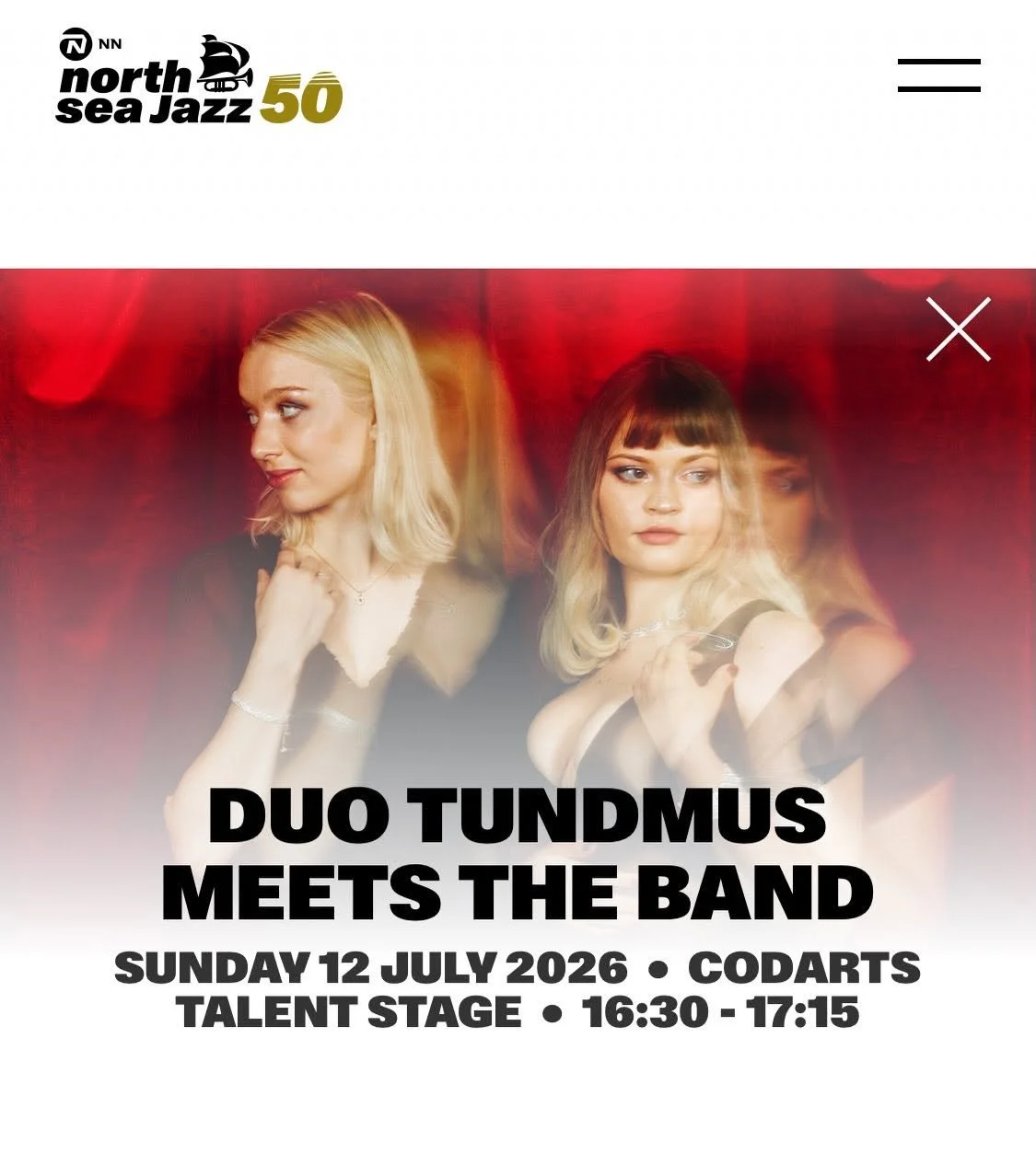 Duo Tundmus Meets the Band to make their debut at North Sea Jazz festival