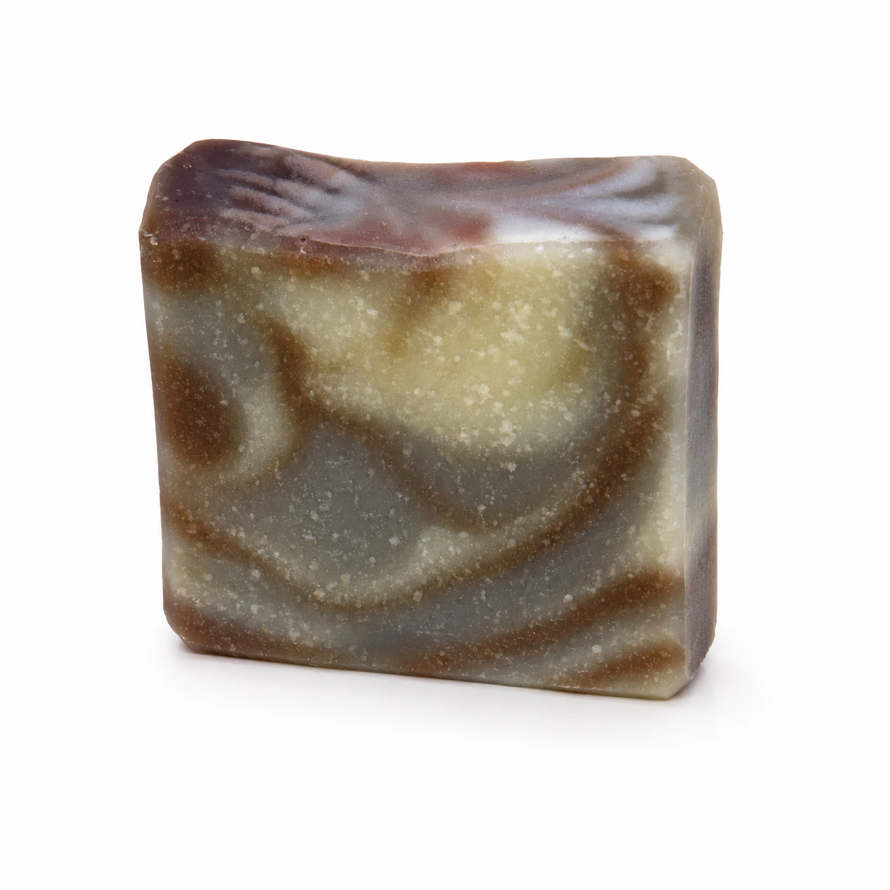 Golden Grove handcrafted grass-fed beef tallow soap by Christa's Creations scented with clary sage, patchouli, lemongrass and sweet orange essential oils.