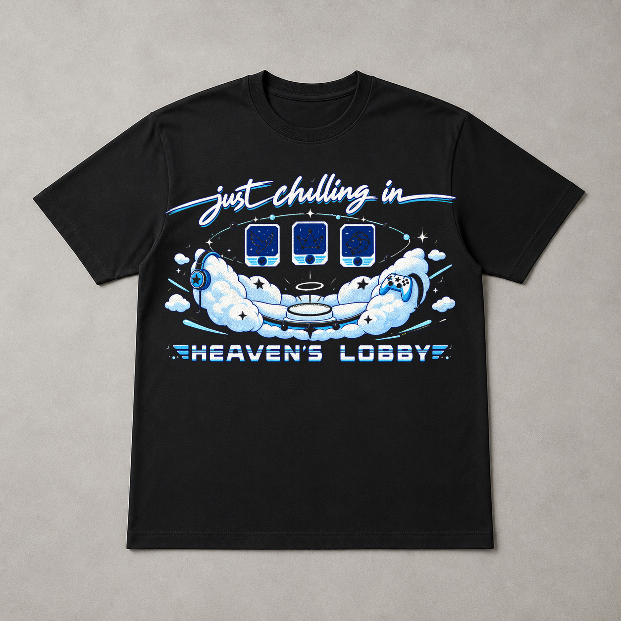 Chilling In Heavens Lobby Tee