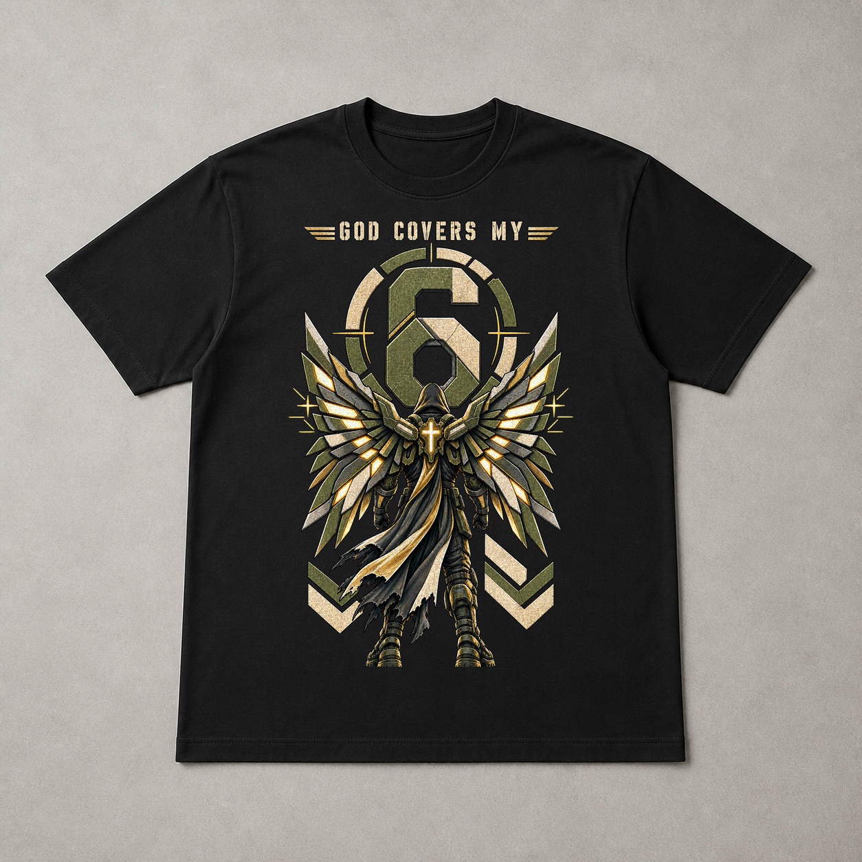 God Covers My 6 Tee