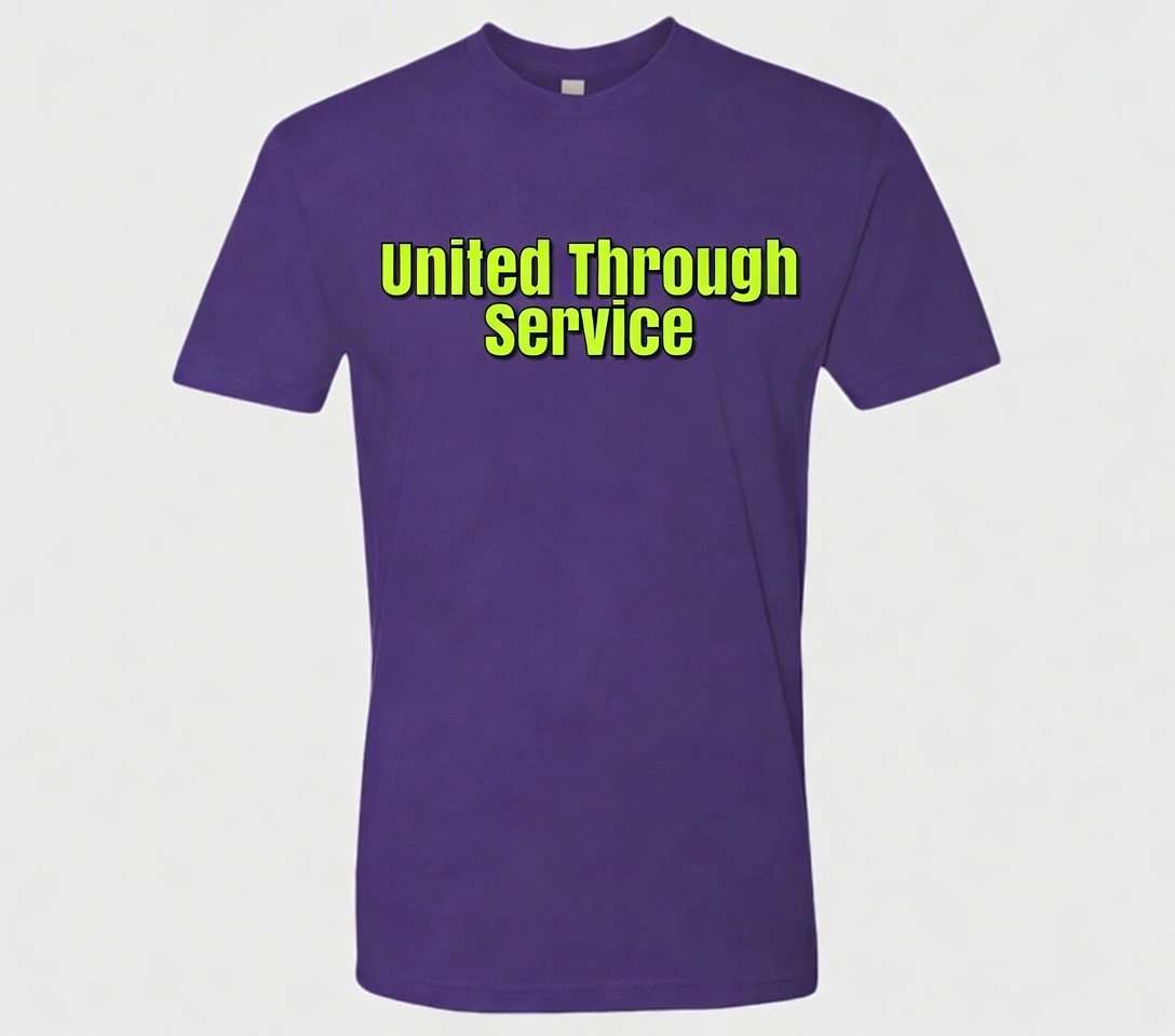 PurposeFold United Through Service Tee