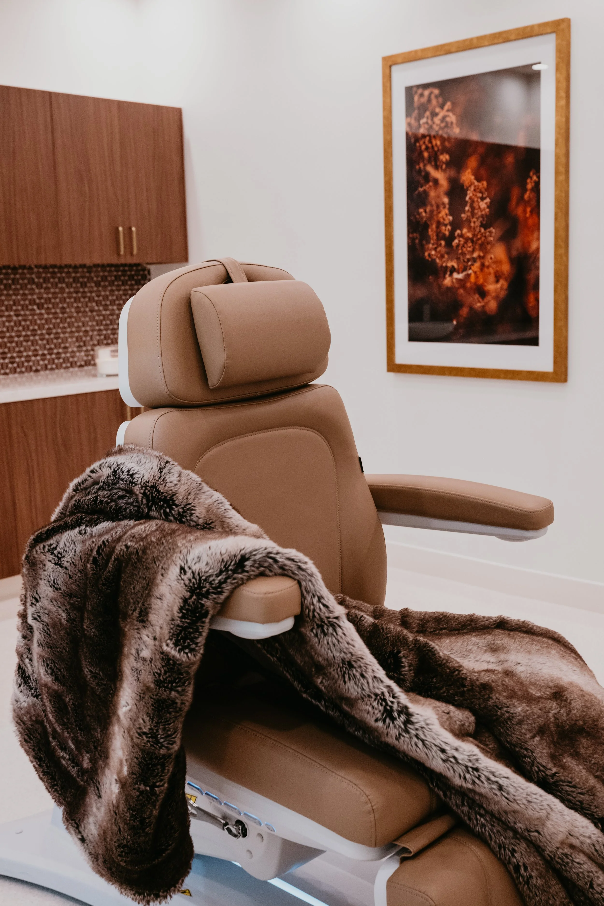luxury treatment chair at Estetica Medspa in Las Vegas