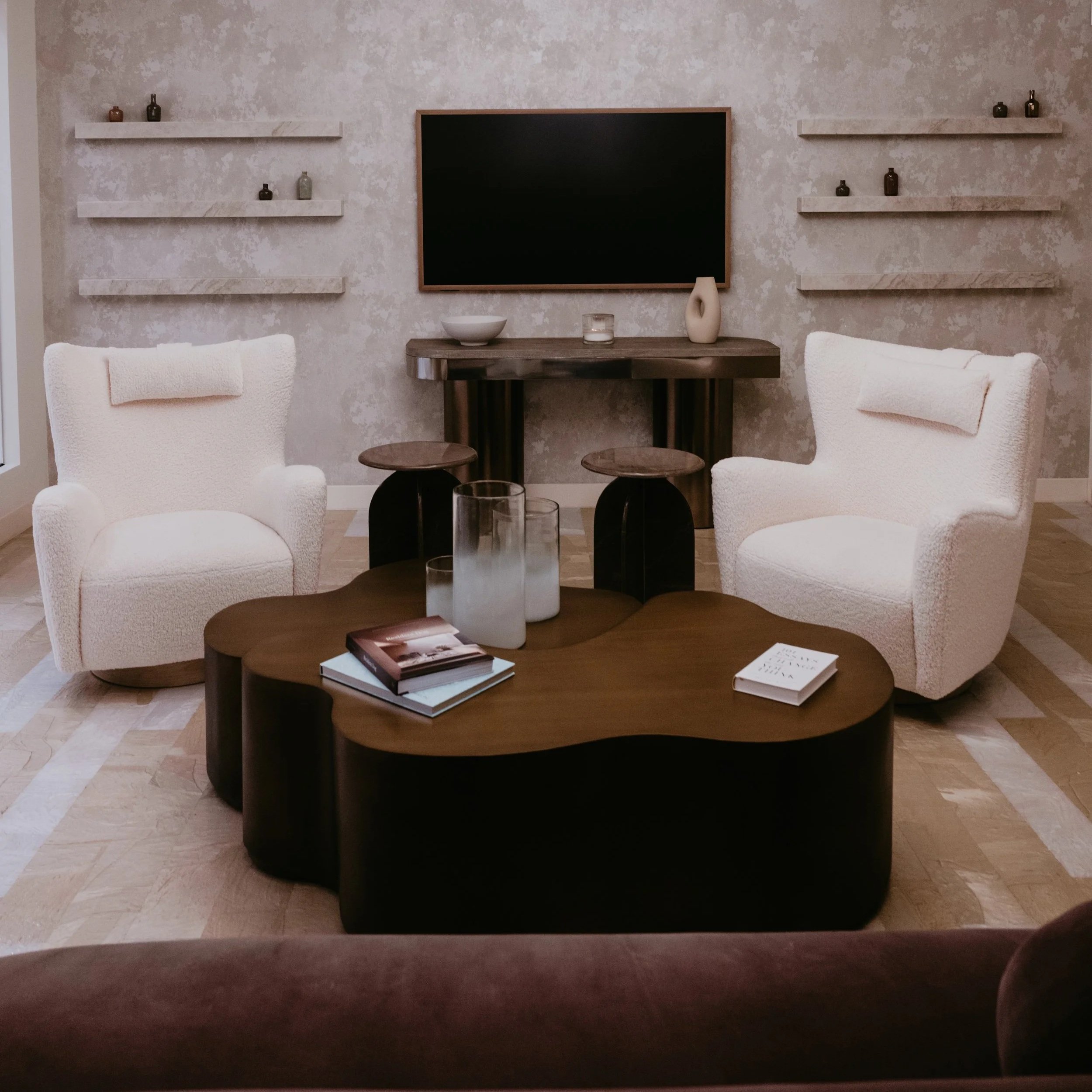 Luxury consultation and lounge area at Estetica Wellness & Medspa in Las Vegas
