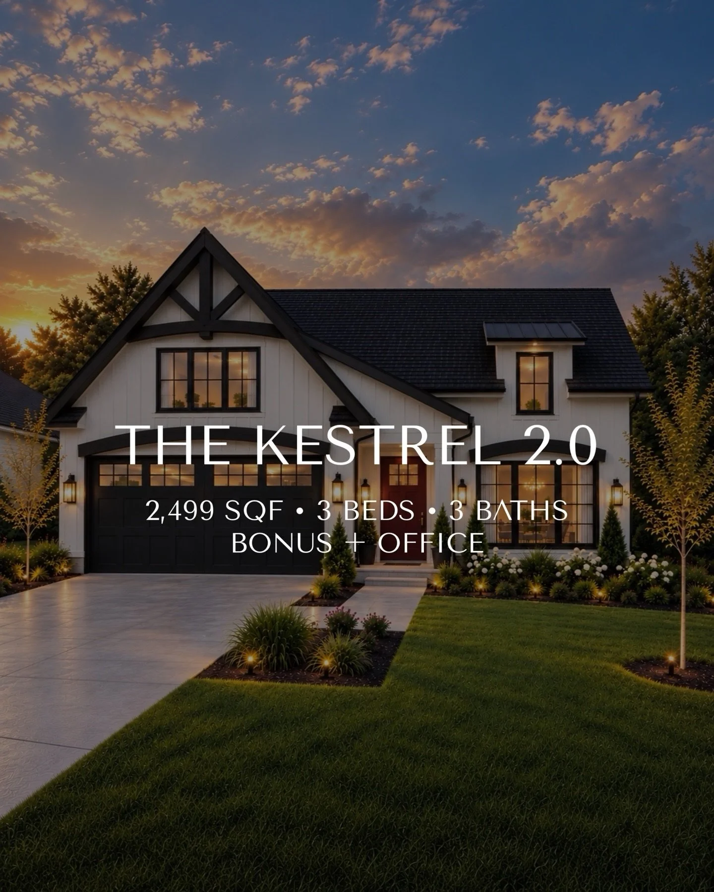 Introducing the Kestrel 2.0!

We took our Kestrel floorplan and made a smaller version for those who love everything about the original, but just don&rsquo;t need quite as much house. The Kestrel 2.0 keeps the spaces you use and love, without giving 
