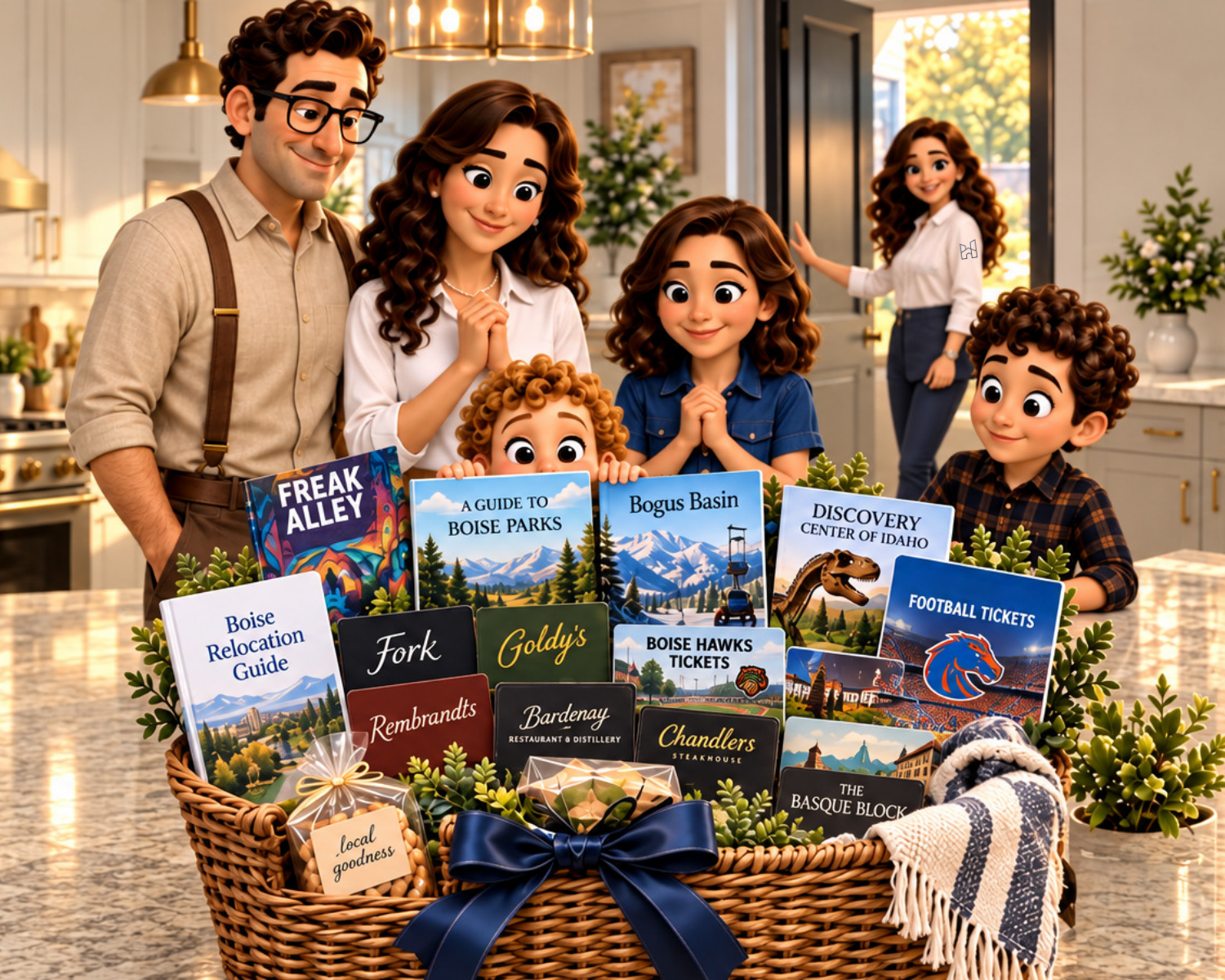A LOCAL WELCOME HOME. Discover what makes the Treasure Valley such a special place to call home! We'll put together a personalized collection of local favorites, activities, and experiences to help your family make new memories beyond your front door