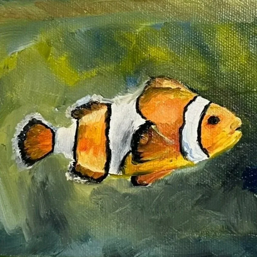 "What's Funny...?" Original Oil Painting