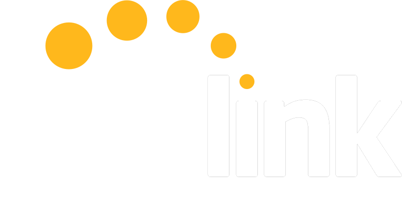 PepLink logo with yellow circles above the text