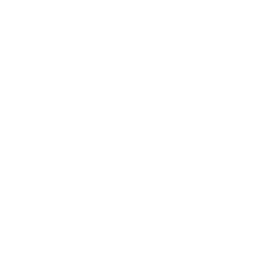White clock icon with an arrow indicating a clockwise direction on a black background.