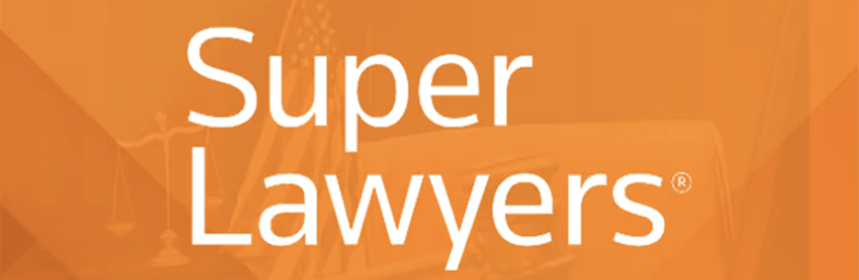 "Super Lawyers" endorsement.