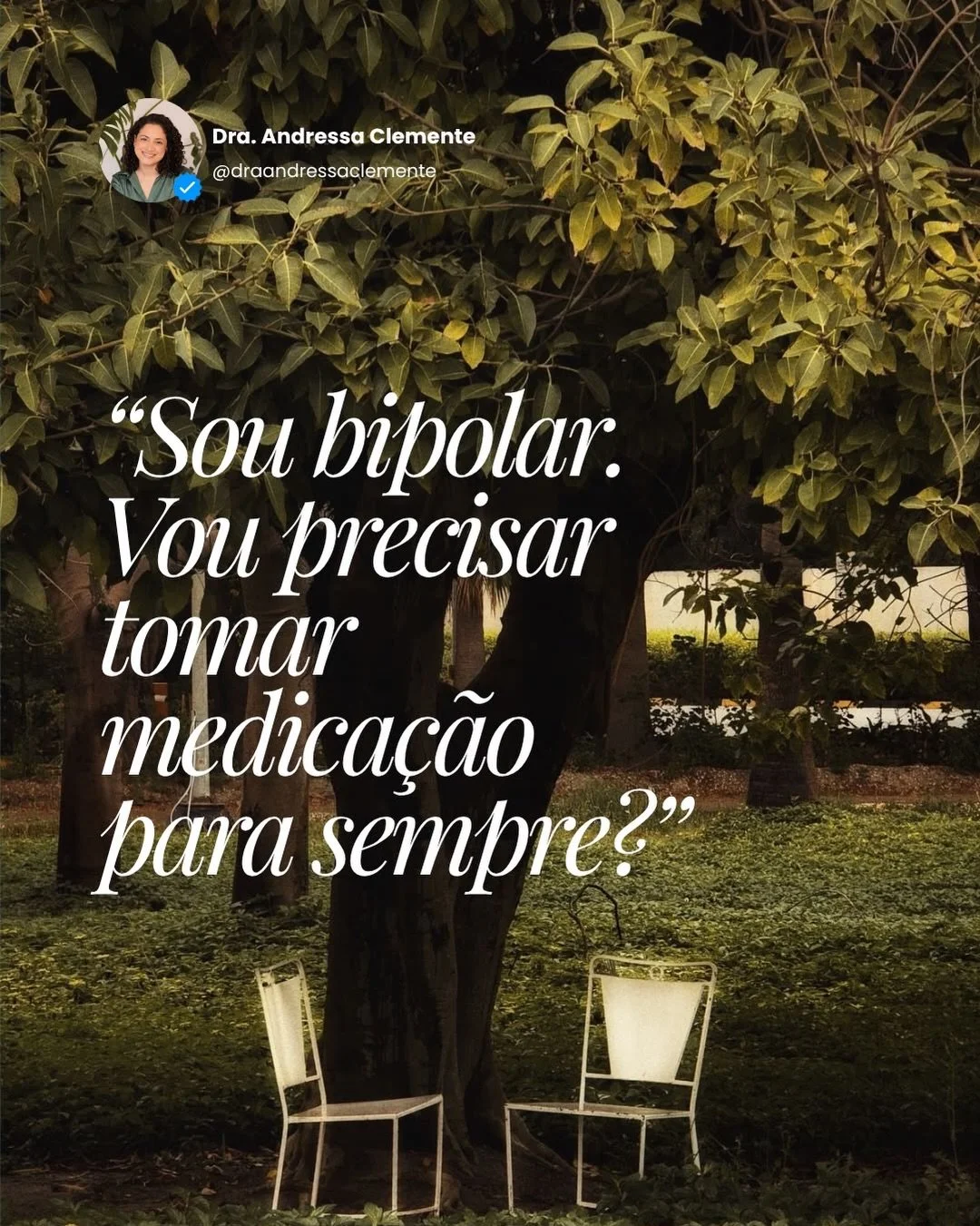 essa &eacute; uma pergunta recorrente e leg&iacute;tima! ⏳ mas, quando falamos de condi&ccedil;&otilde;es cr&ocirc;nicas como a bipolaridade, pensar apenas na dura&ccedil;&atilde;o do tratamento pode fazer a gente perder de vista o que ele torna poss