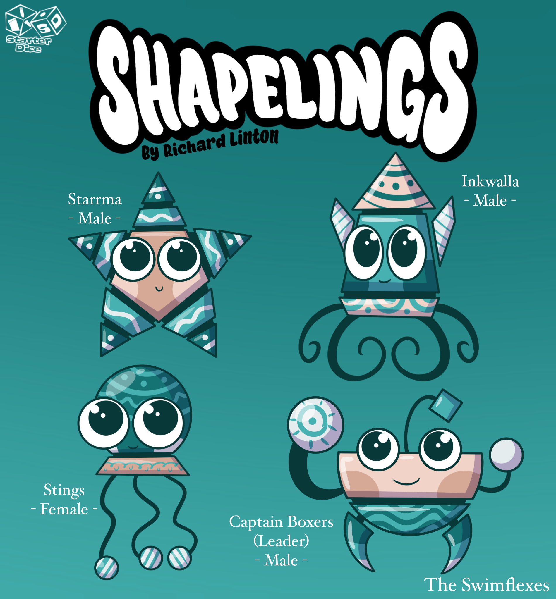 The Swimflexes can stretch and swim at great speed. They have stretchy body covered in hard shells. They love to fly in the air and feel the wind touch their faces. Oddlly they like the sky more then the water...