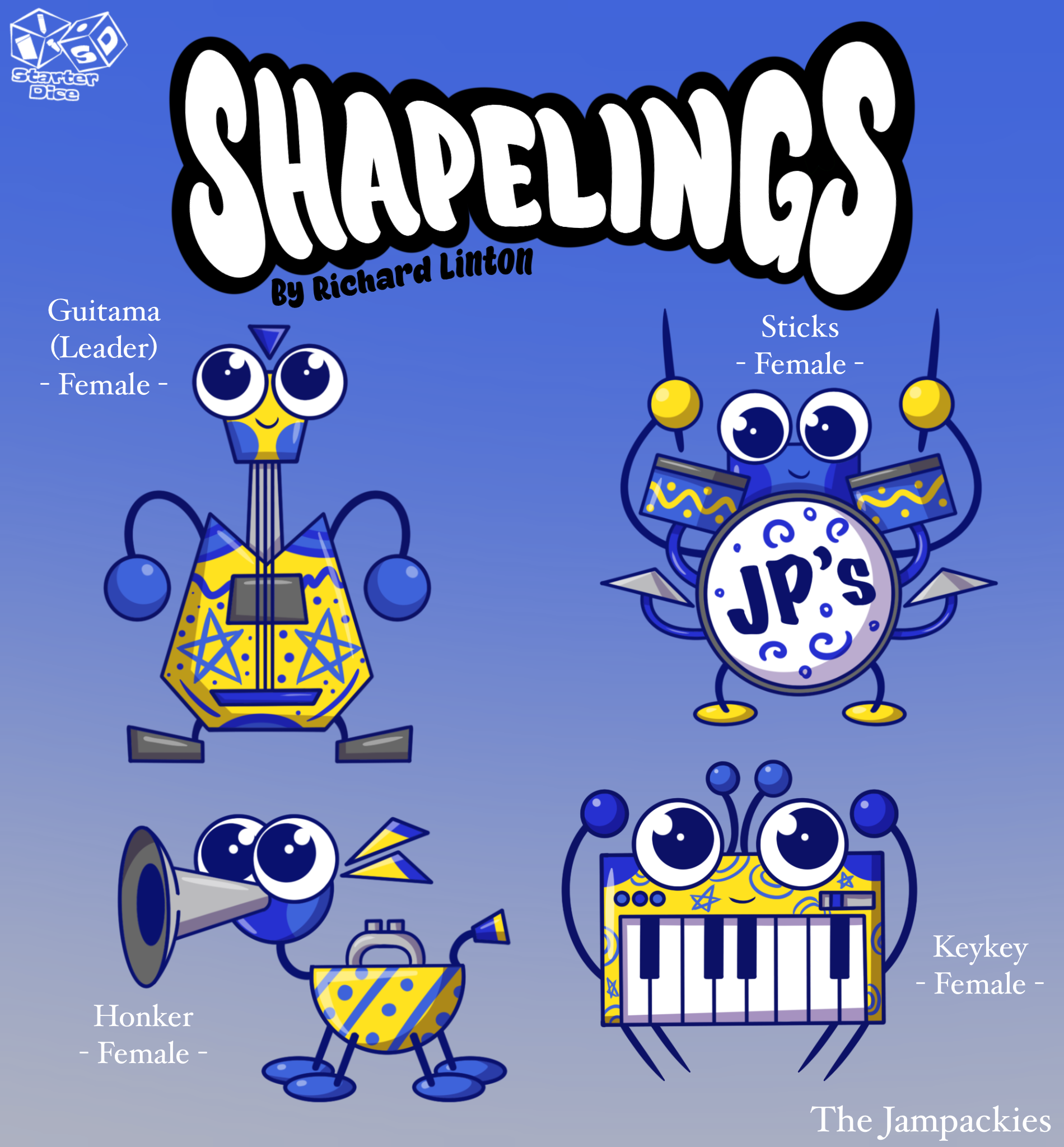 The Jampackies can play any music imaginable! They can imitate any instrument to play any song, Most of the time you can hear them rocking out in the streets. Secretly, their favorite music is K-pop...