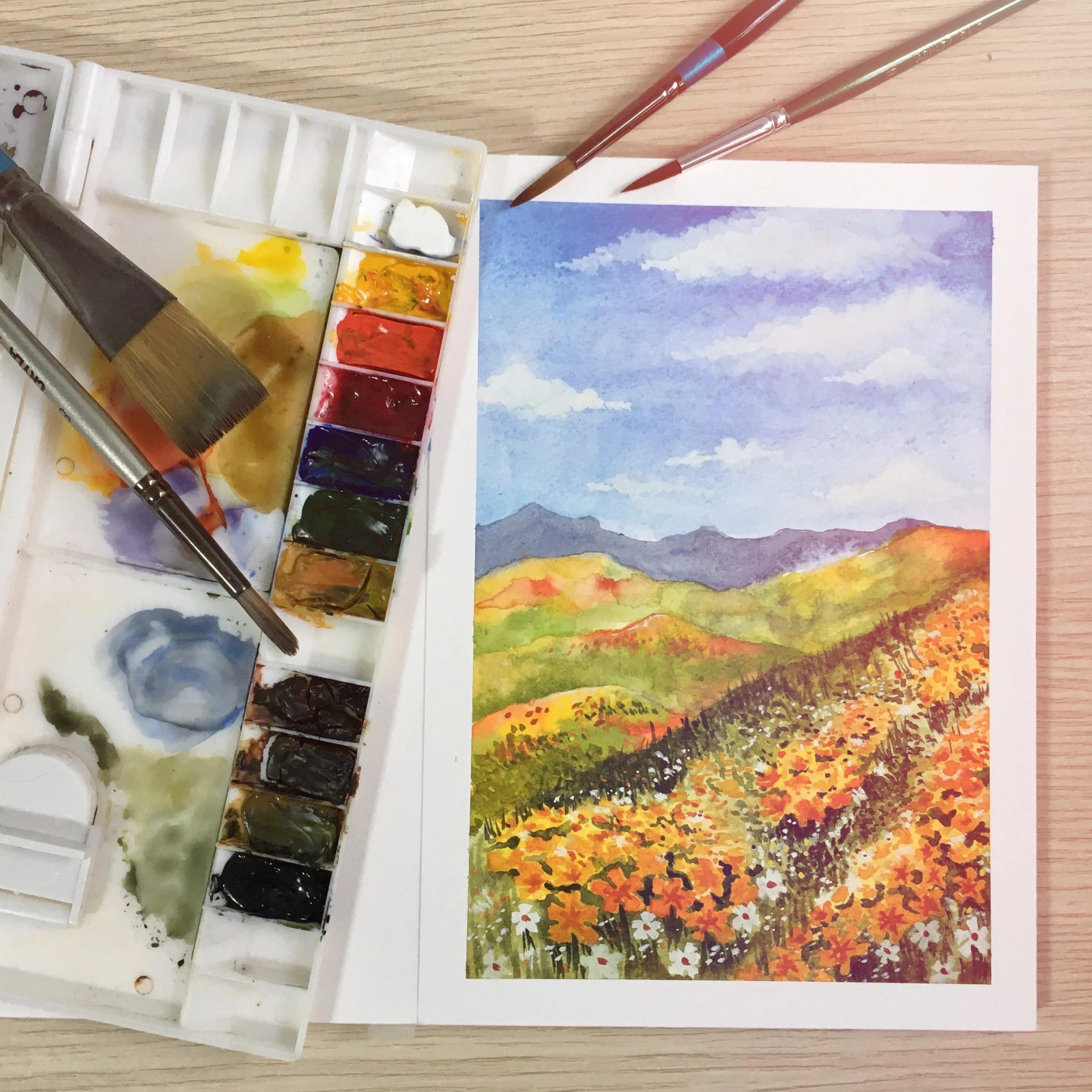 Bright Hills (original sold)
