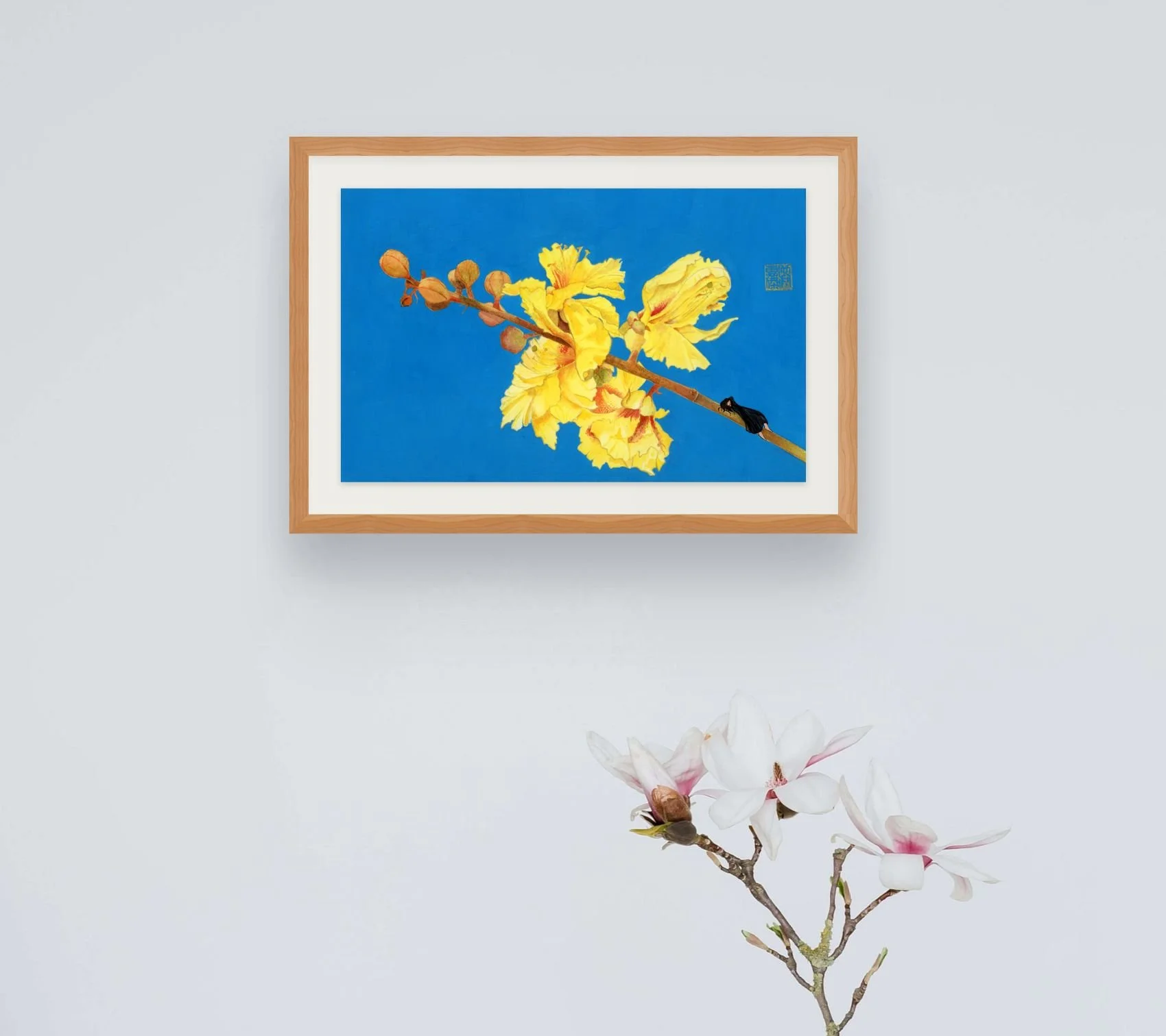 Our Yellow Flame Tree, 2023 by Hwee Chieh
