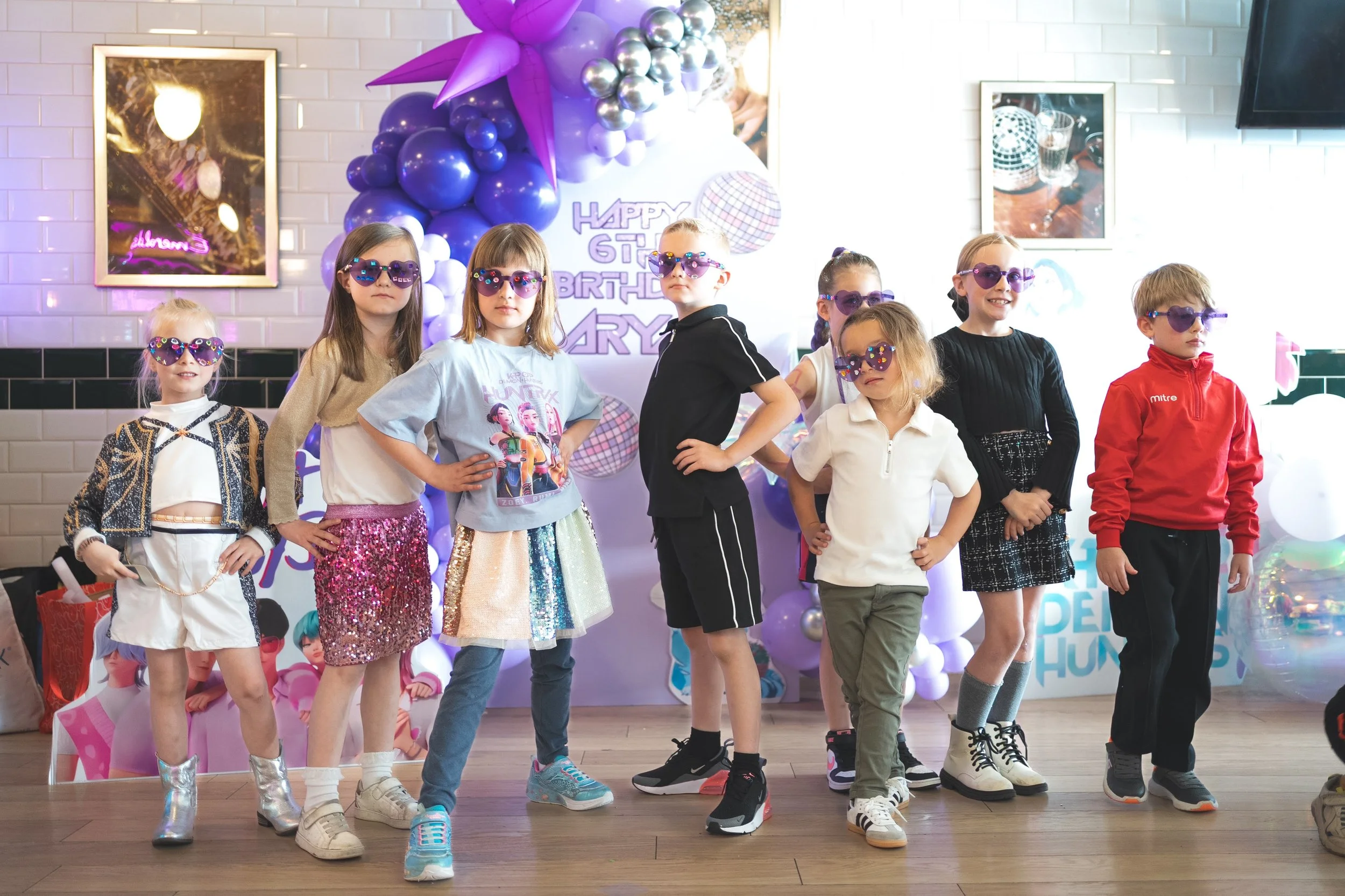 celebrating at kids party in emeralds chelmsford