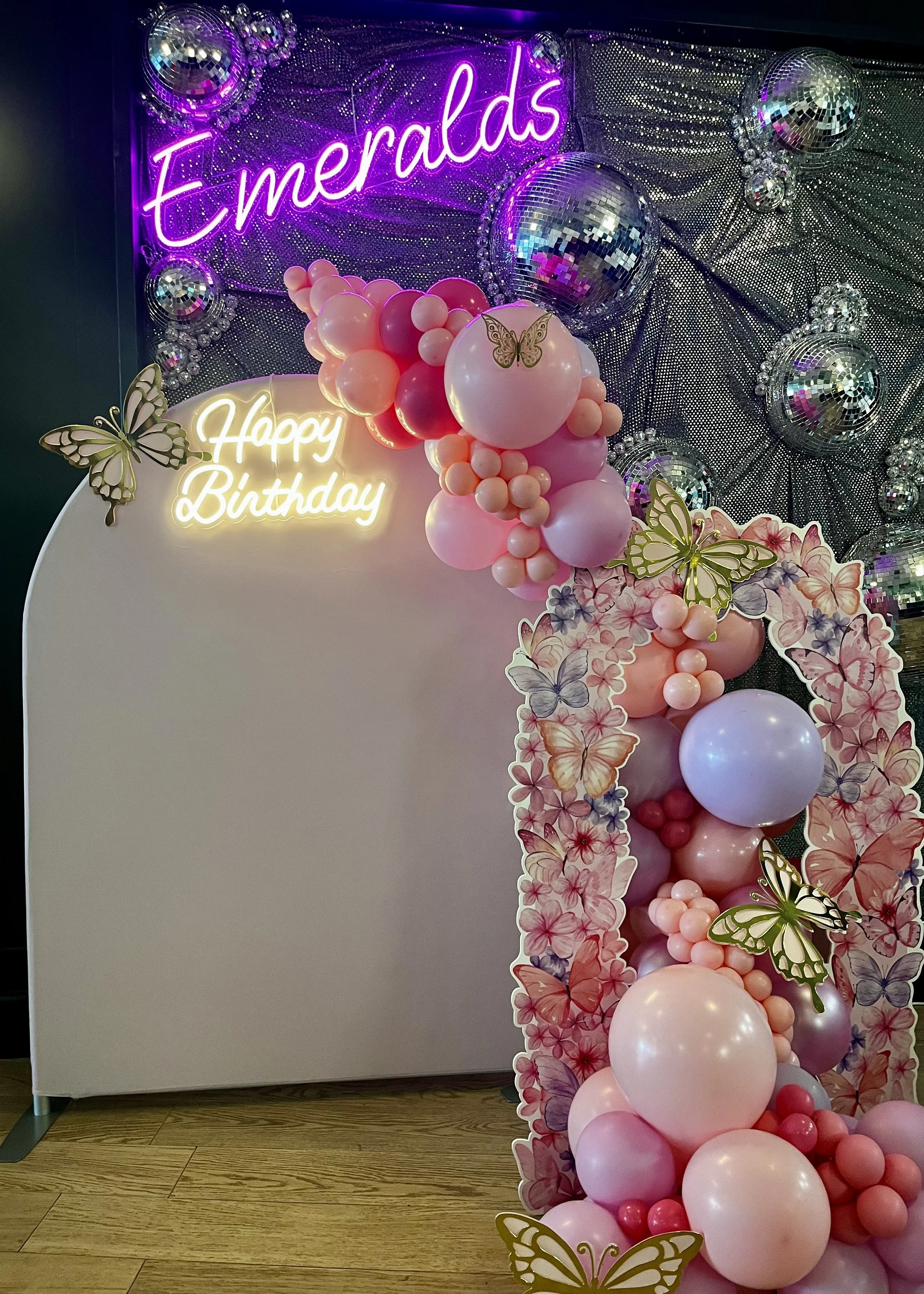 Birthday display at emeralds chelmsford