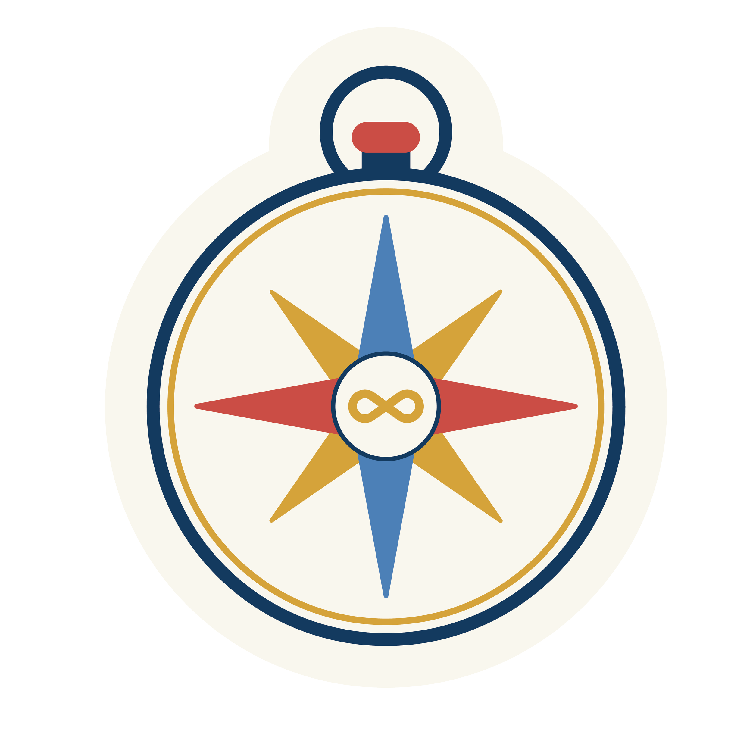 Autism Care Compass logo featuring a compass and infinity symbol.