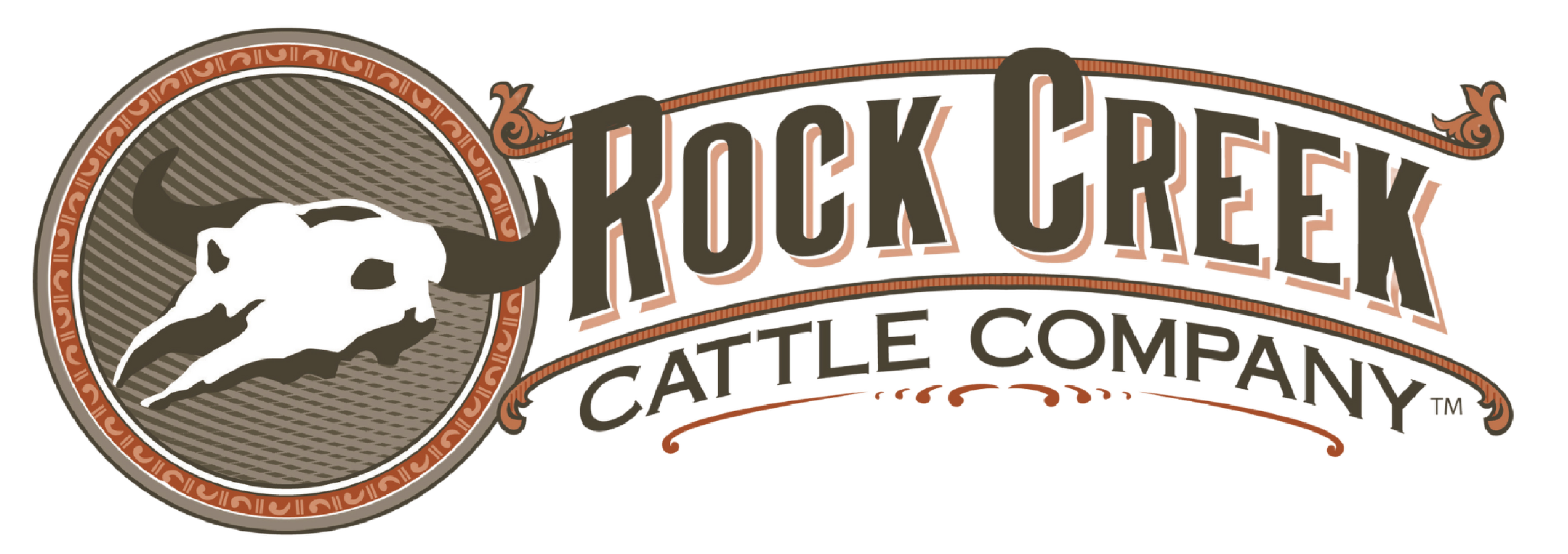 Logo of Kickterek Cattle Company featuring a cow skull within a circular emblem and stylized text that reads 'Kickterek Cattle Company'.