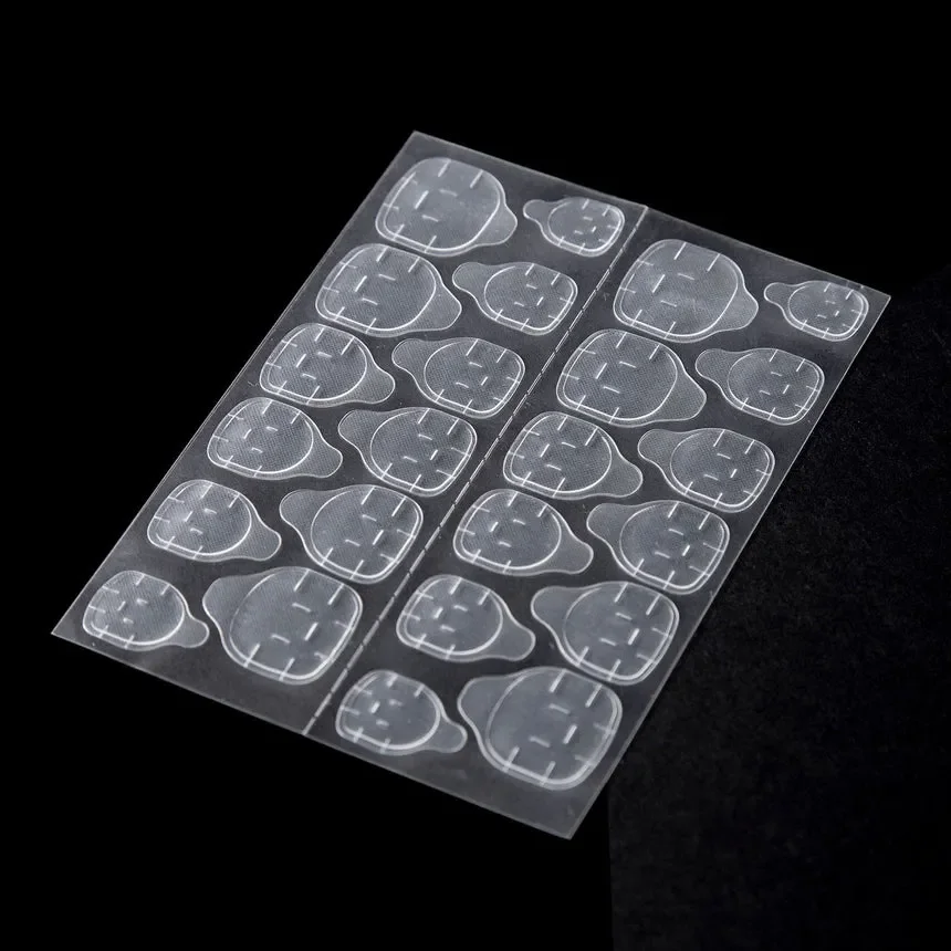Extra adhesive tabs