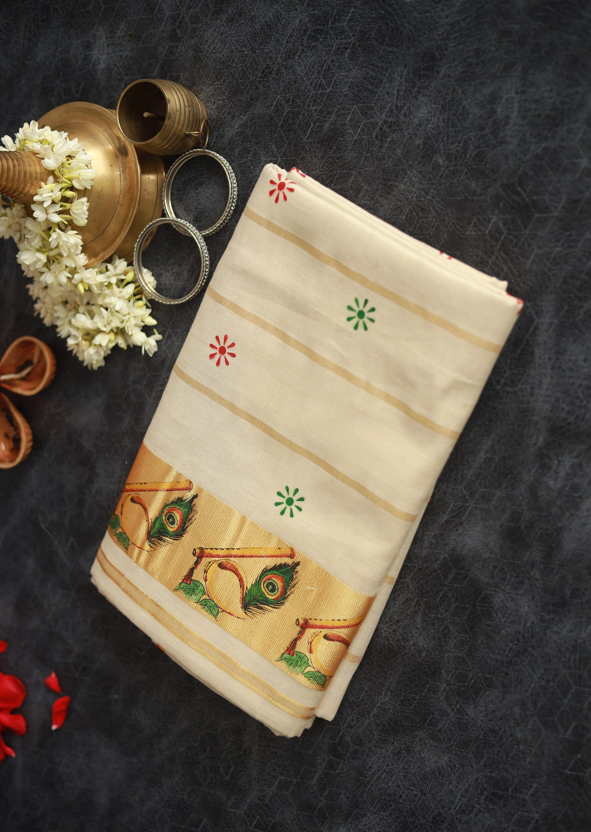 Elegance Cotton Tissue Saree