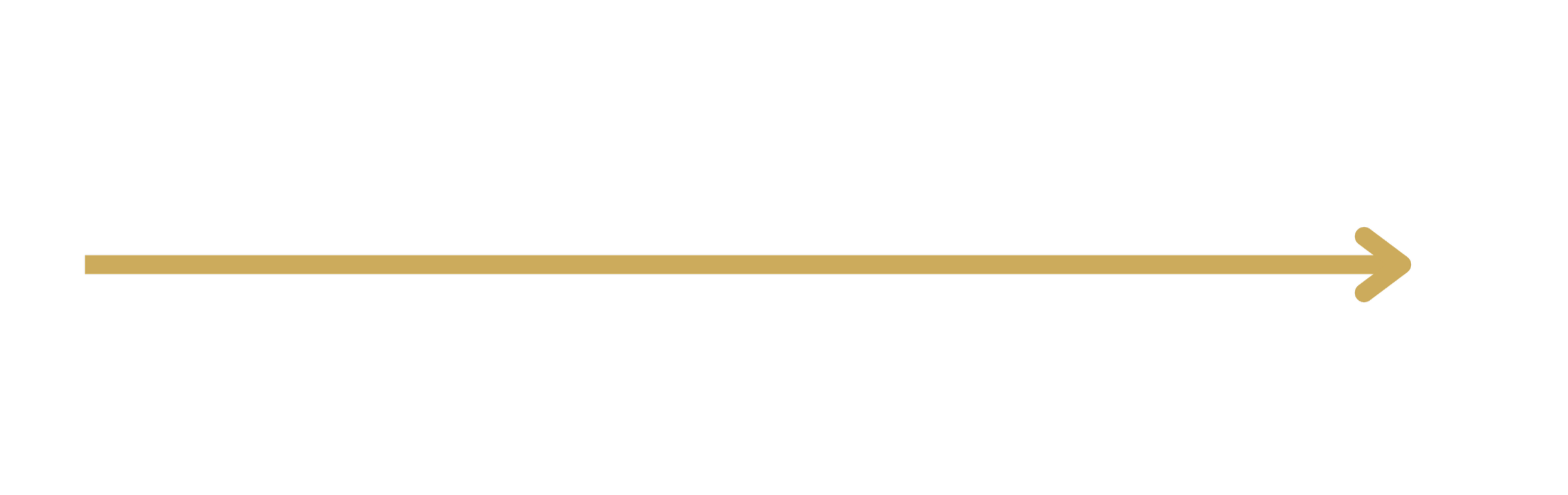 Black background with gold arrow pointing to the right .