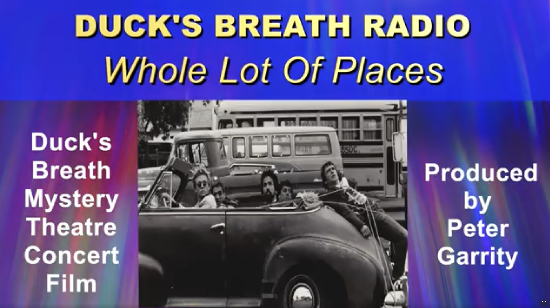 DUCK'S BREATH RADIO. Comedy video series. Duck's Breath Mystery Theatre audio classics.