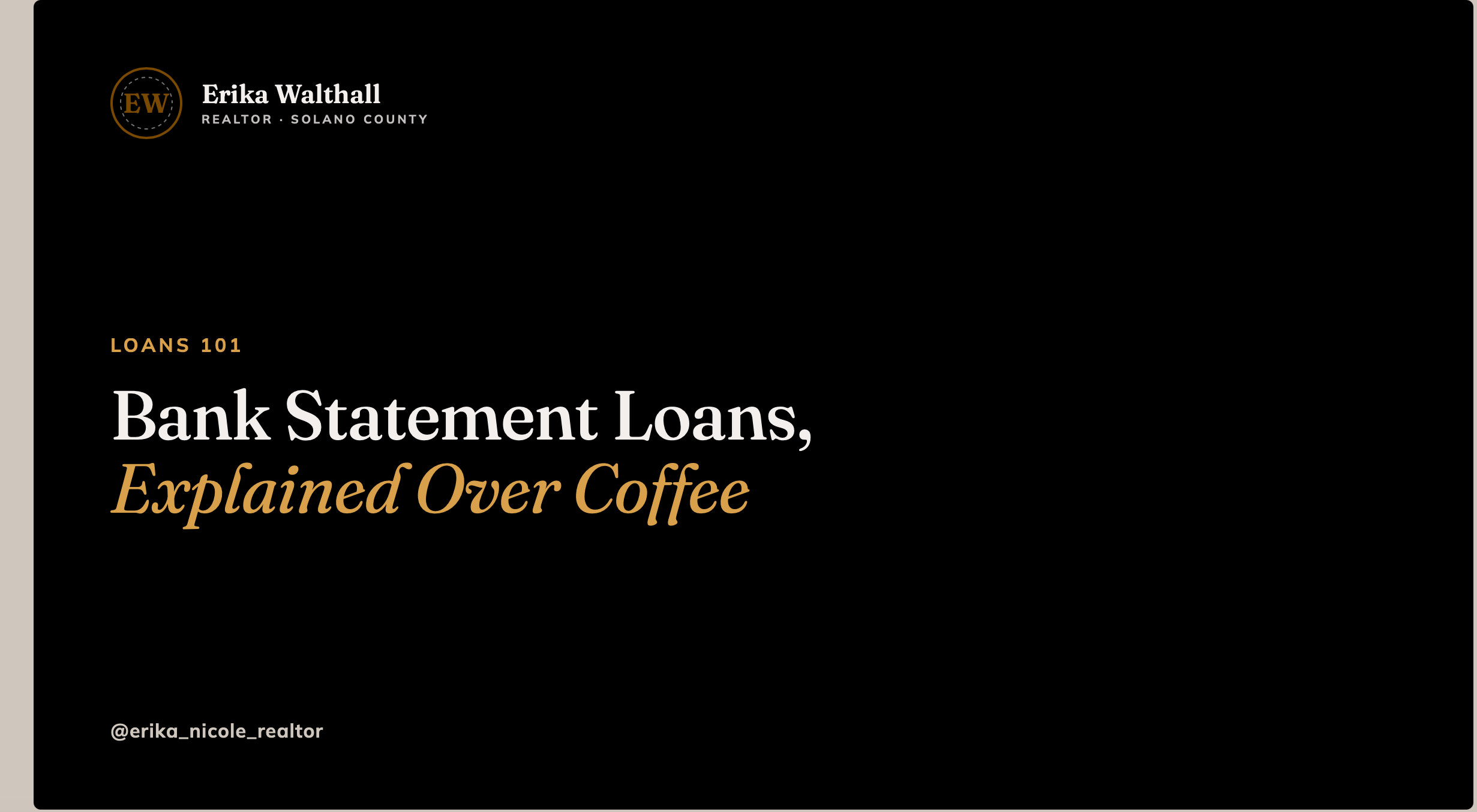 Bank Statement Loans, Explained Like We're Grabbing Coffee